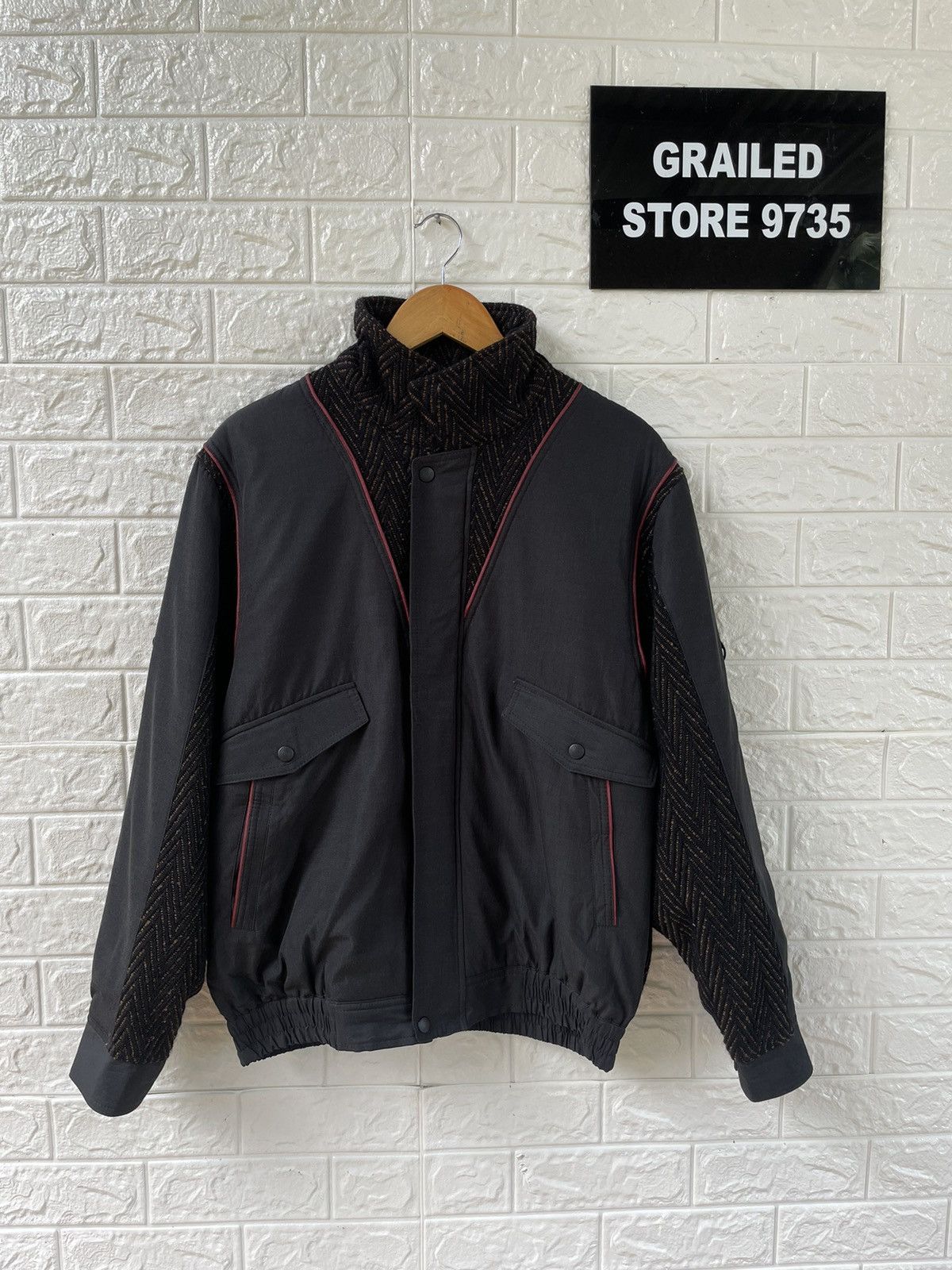 Japanese Brand × Vintage Vintage Bomber Jacket Size US L / EU 52-54 / 3 - 1 Thumbnail