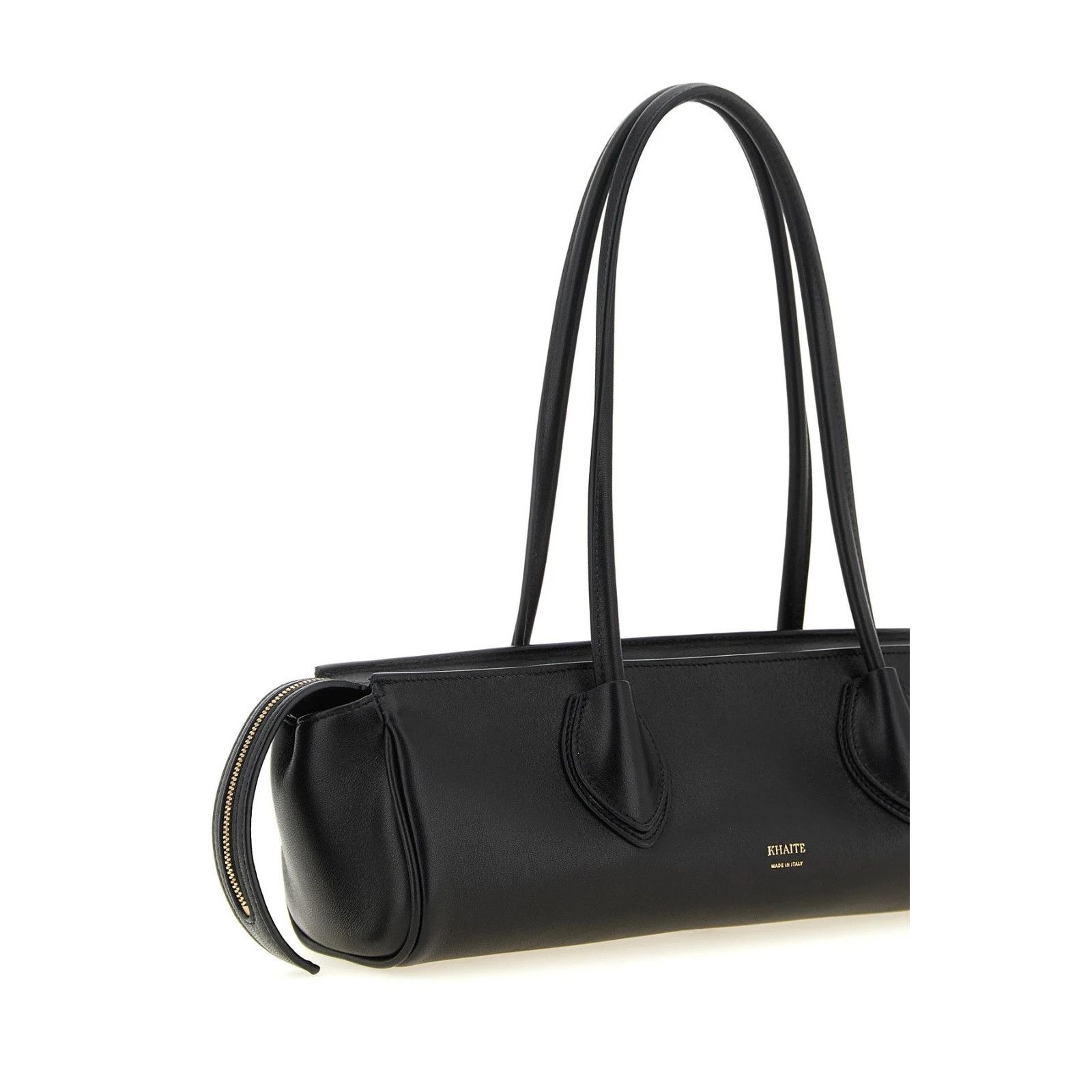 KHAITE KHAITE Donna Black Leather Shoulder Bag New & Authentic Size ONE SIZE - 3 Thumbnail