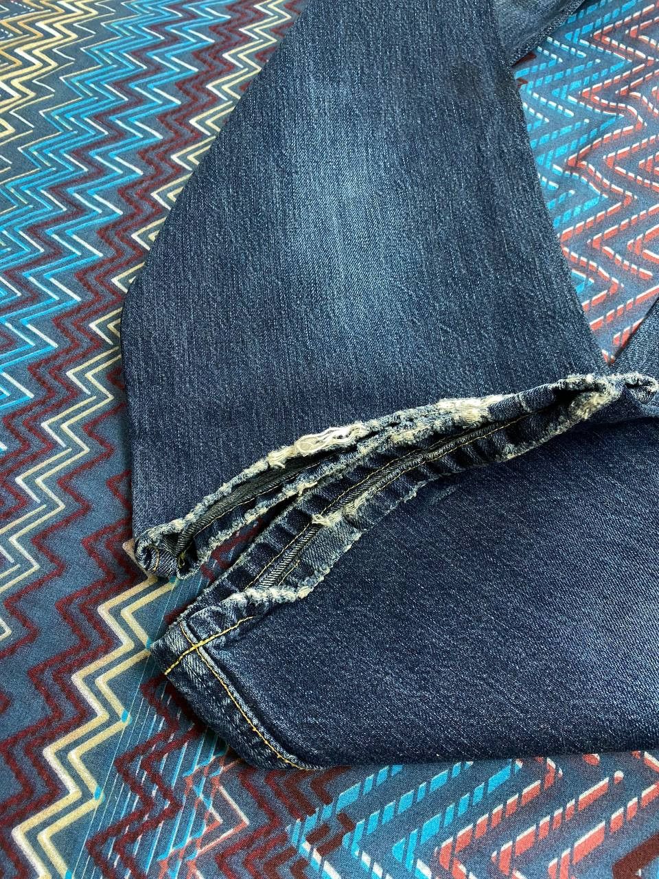 Levi's × Vintage Vintage Levis 501 Jeans Faded Blue Distress Denim Size US 38 / EU 54 - 12 Thumbnail