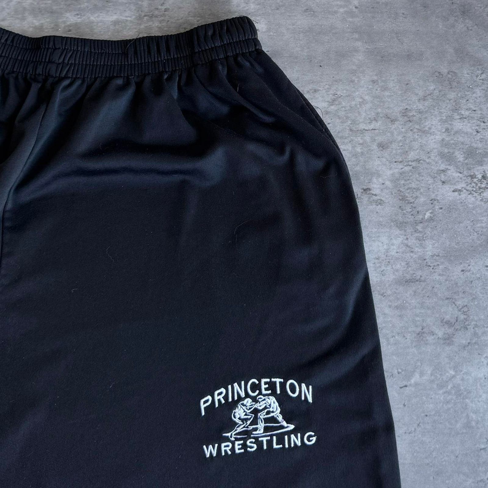 Vintage Vintage Y2K Princeton Wrestling Black Athletic Sweatpants Size US 35 - 3 Thumbnail