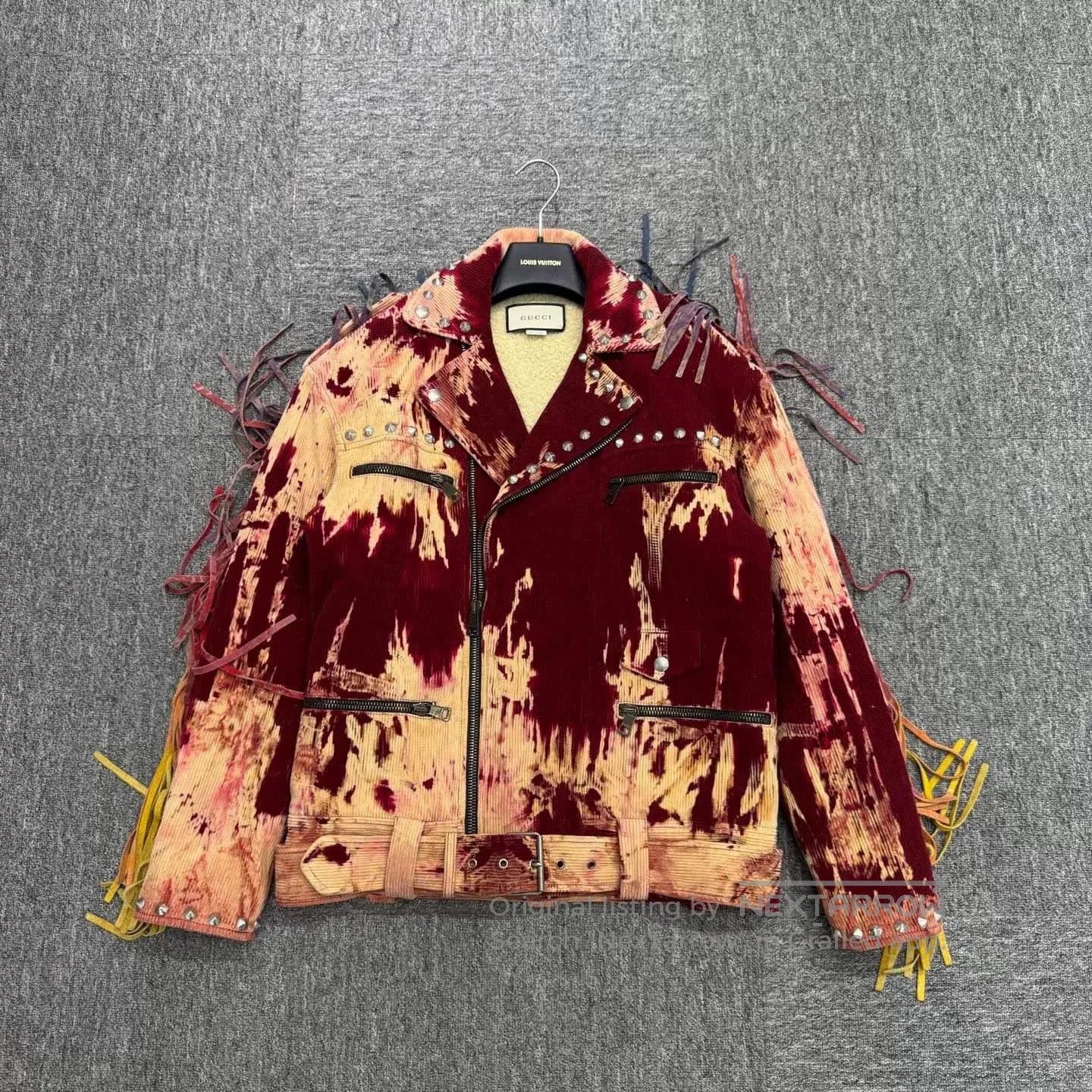 Gucci gucci fringe studded jacket size 40. Size US M / EU 48-50 / 2 - 1 Thumbnail