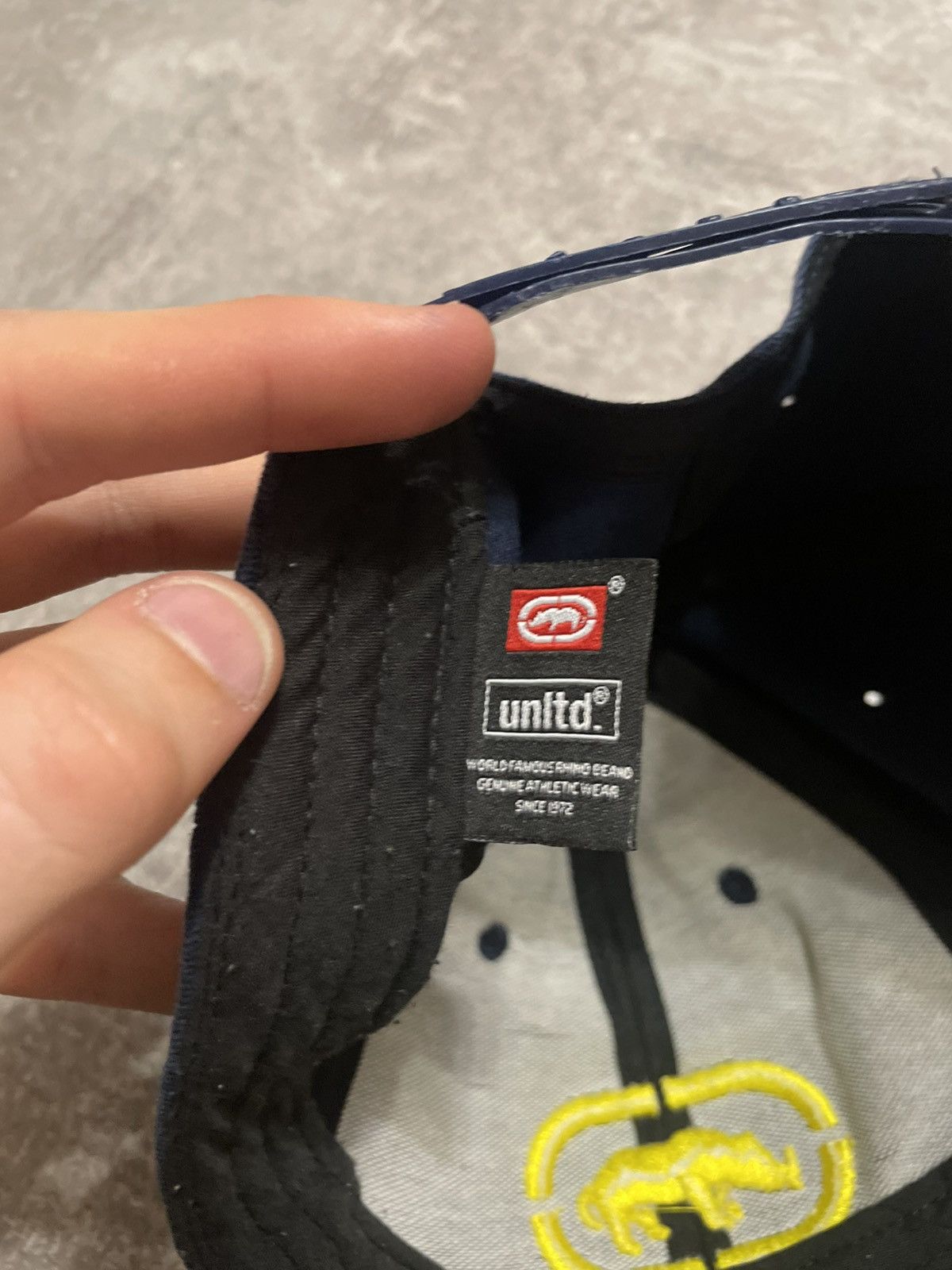Ecko Unltd. × Vintage Vintage Ecko Unltd Blue Cap Size ONE SIZE - 8 Thumbnail