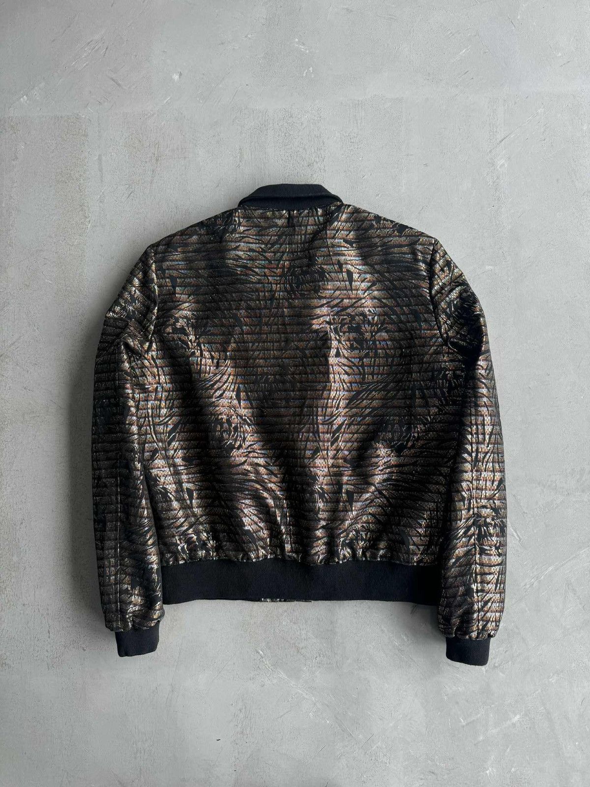 Saint Laurent Paris SLP - Multicolor Metallic Bomber Jacket Size US L / EU 52-54 / 3 - 2 Thumbnail