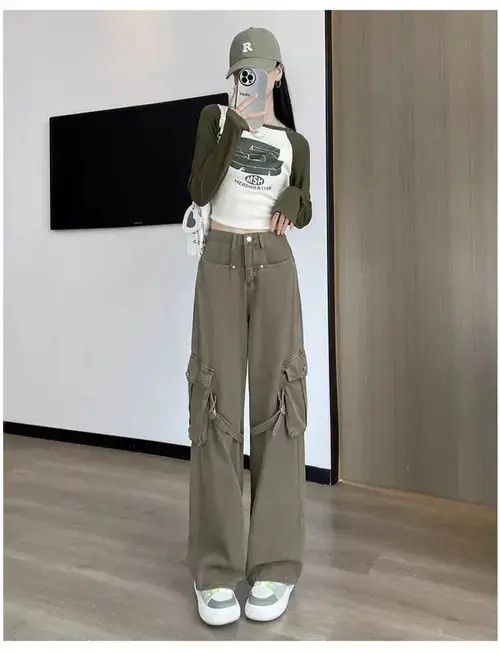 Japanese Brand Streetwear Baggy Flare Jeans Size 32" / US 10 / IT 46 - 3 Thumbnail