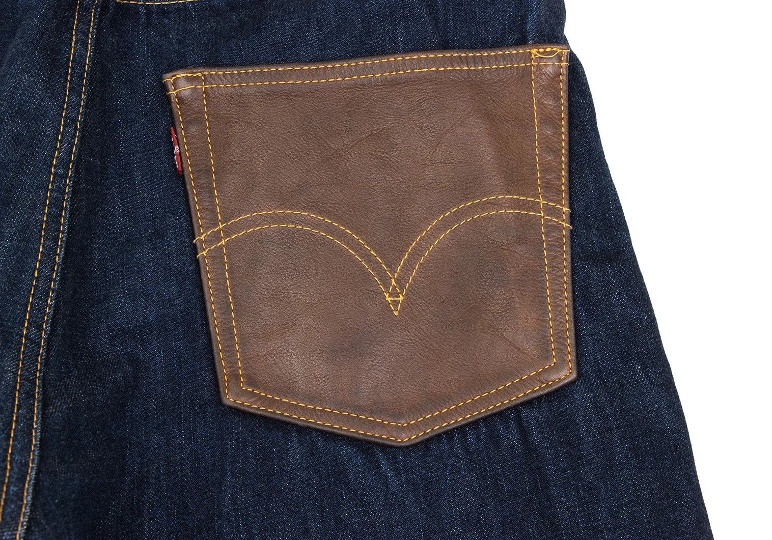 Junya Watanabe Denim with Leather Coin Pocket in Indigo Color Size US 30 / EU 46 - 4 Thumbnail