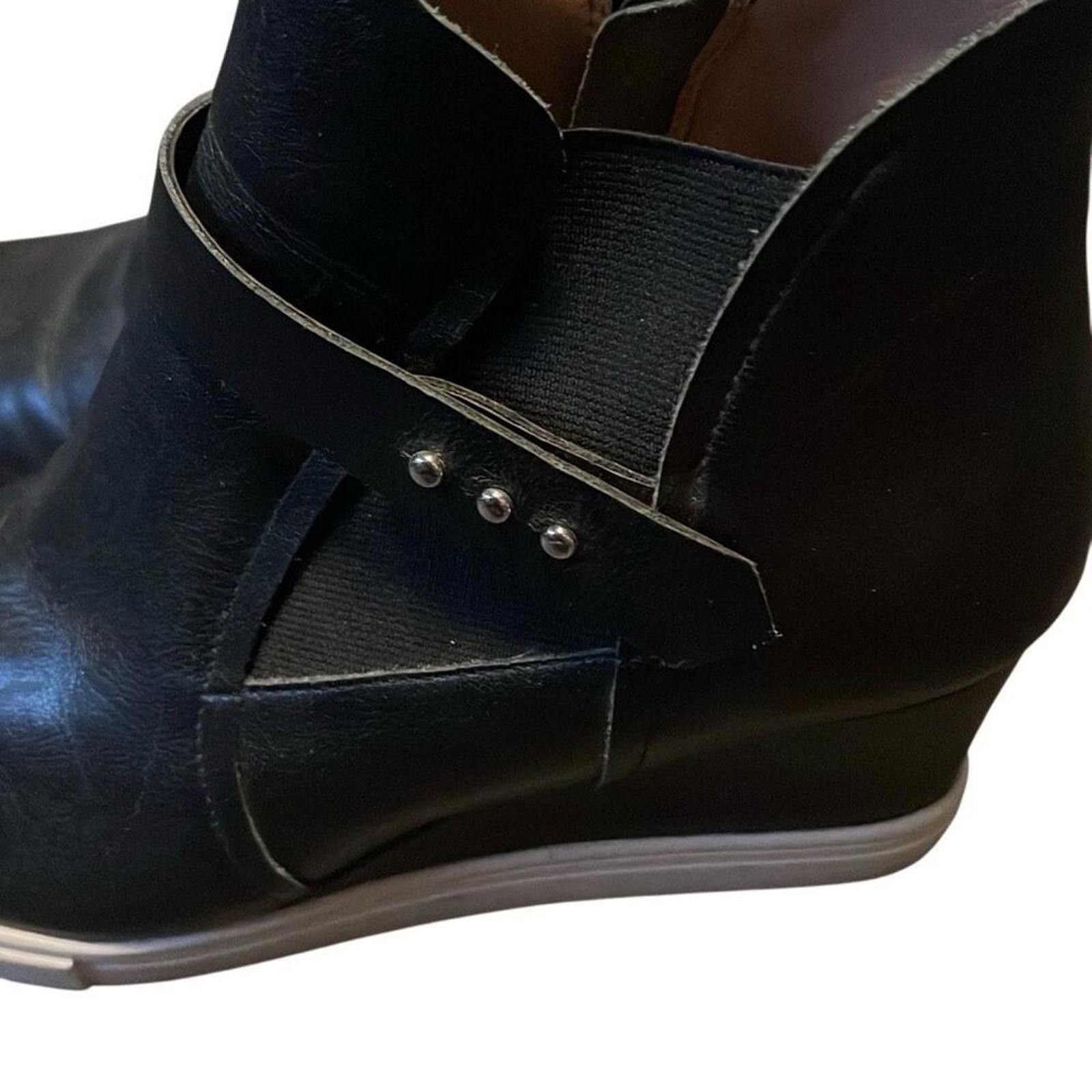 Polo Ralph Lauren L Paulo leather wedge booties 9.5 Size US 9.5 / IT 39.5 - 7 Thumbnail