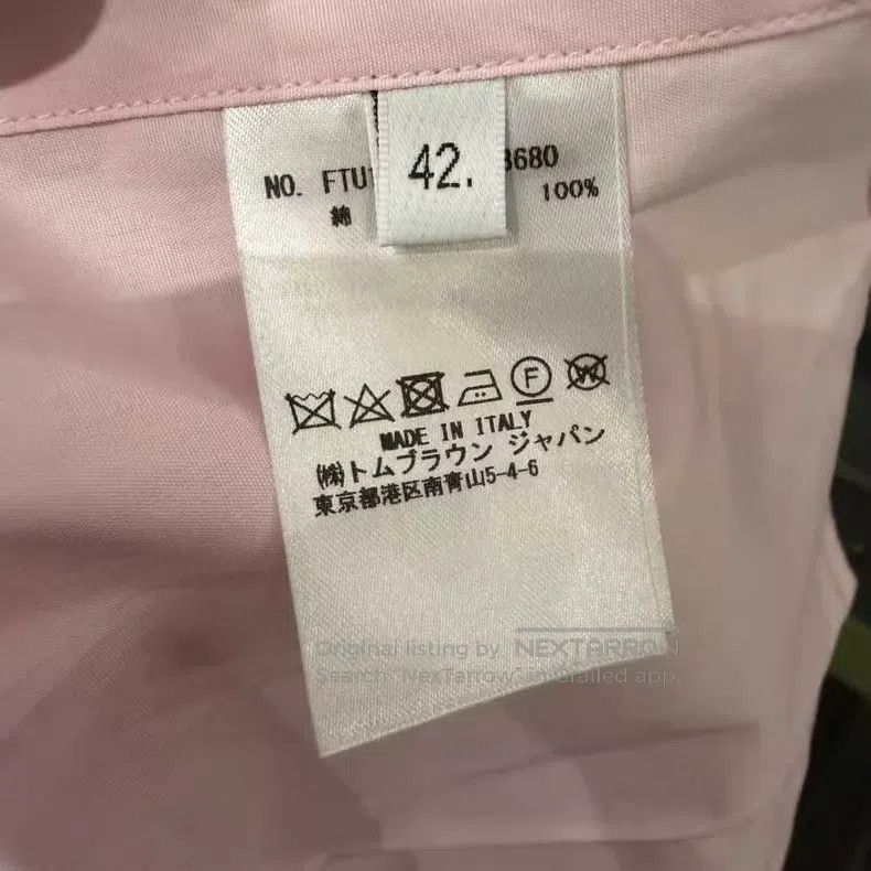Thom Browne Thom Browne Pink Shirt Size US XS / EU 42 / 0 - 7 Thumbnail
