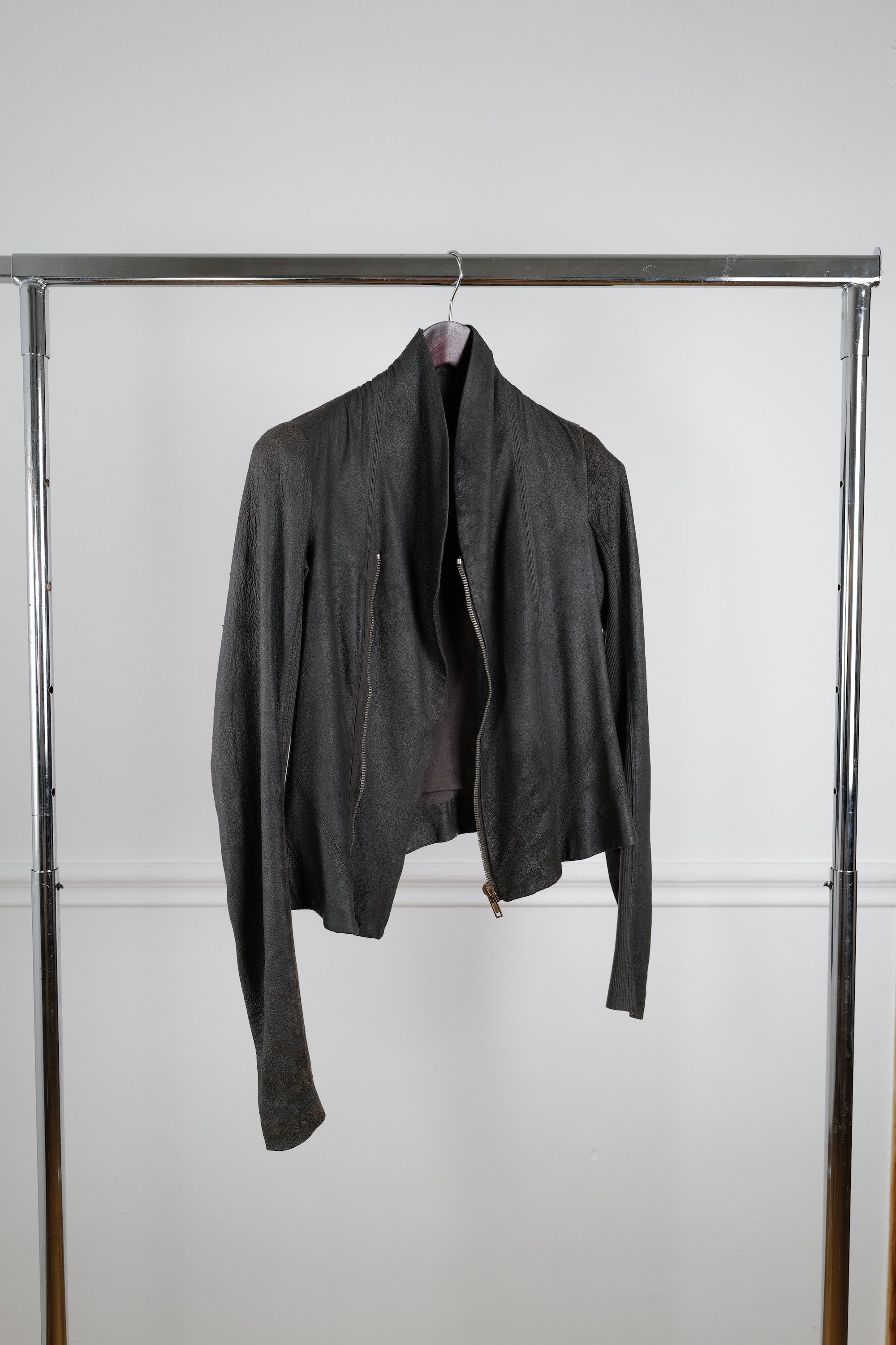 Rick Owens RICK OWENS LAMB LEATHER JACKET Size M / US 6-8 / IT 42-44 - 1 Thumbnail