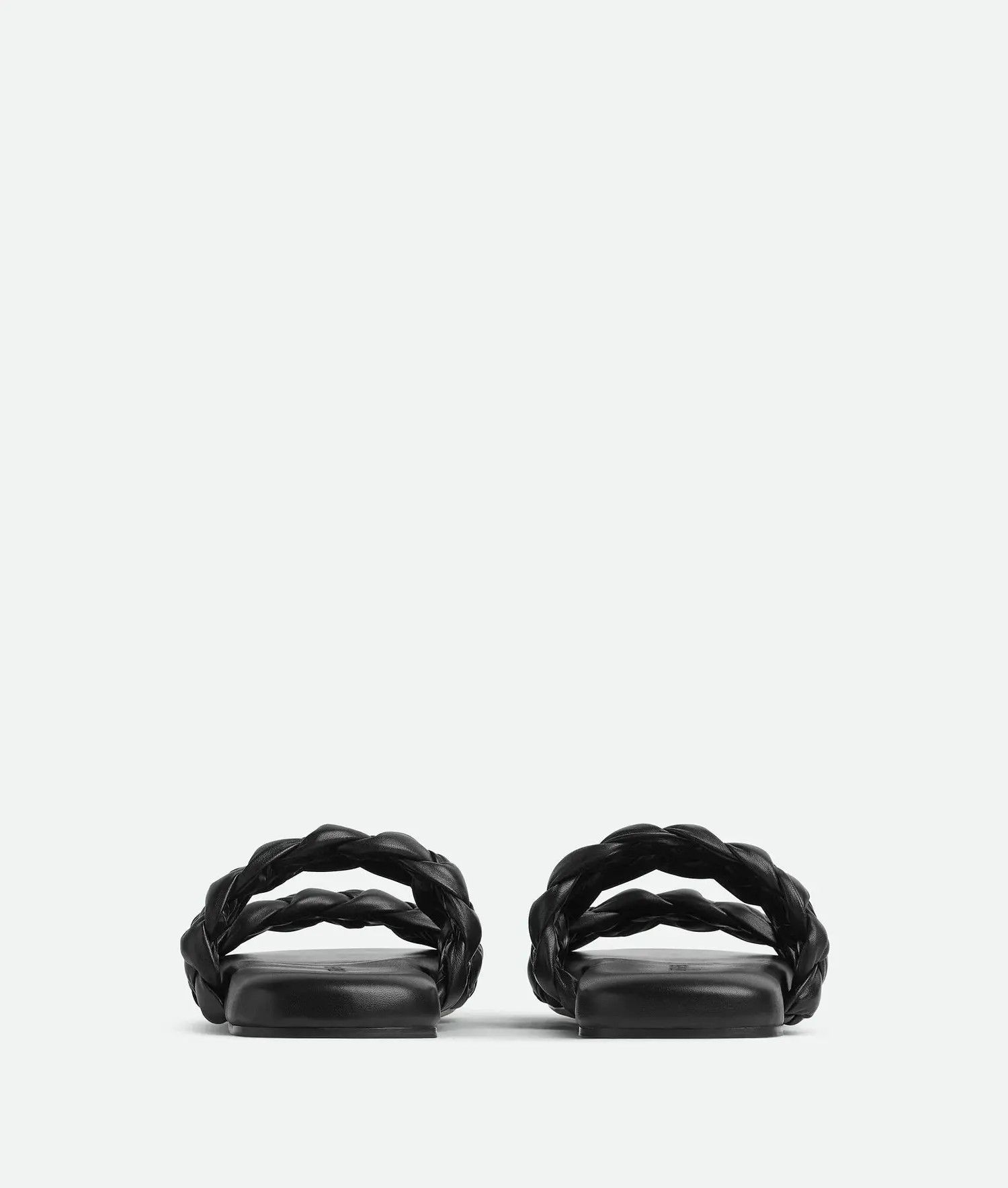 Bottega Veneta o1bcso1str0824 Foulard Mule in Black Size US 11 / EU 44 - 4 Thumbnail