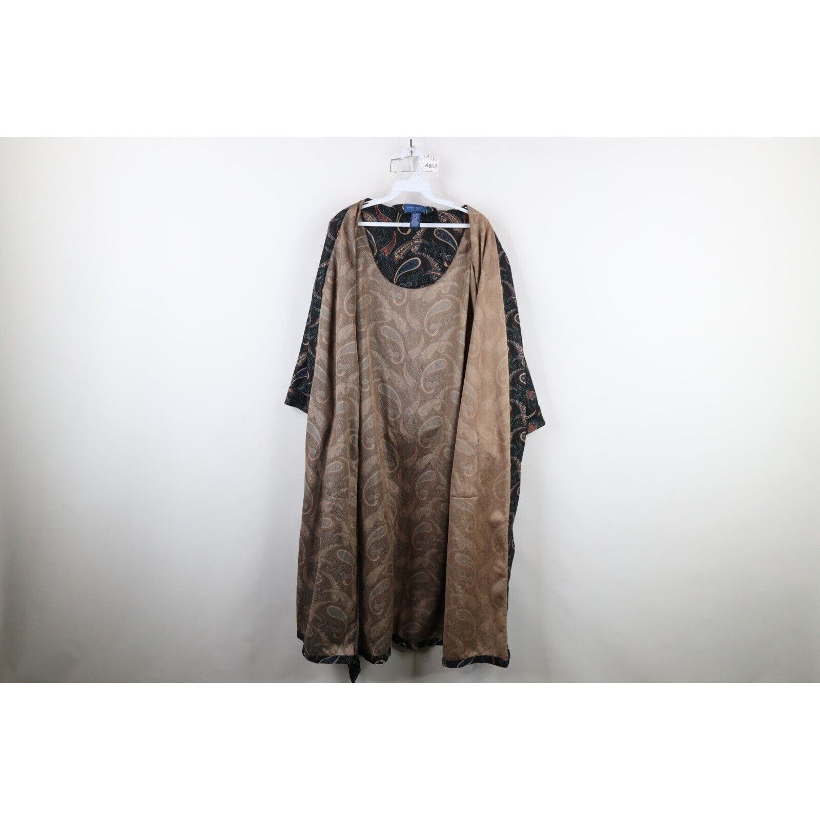 Vintage Vintage 90s Streetwear Chamois Cloth Rainbow Paisley Robe Size US L / EU 52-54 / 3 - 11 Thumbnail
