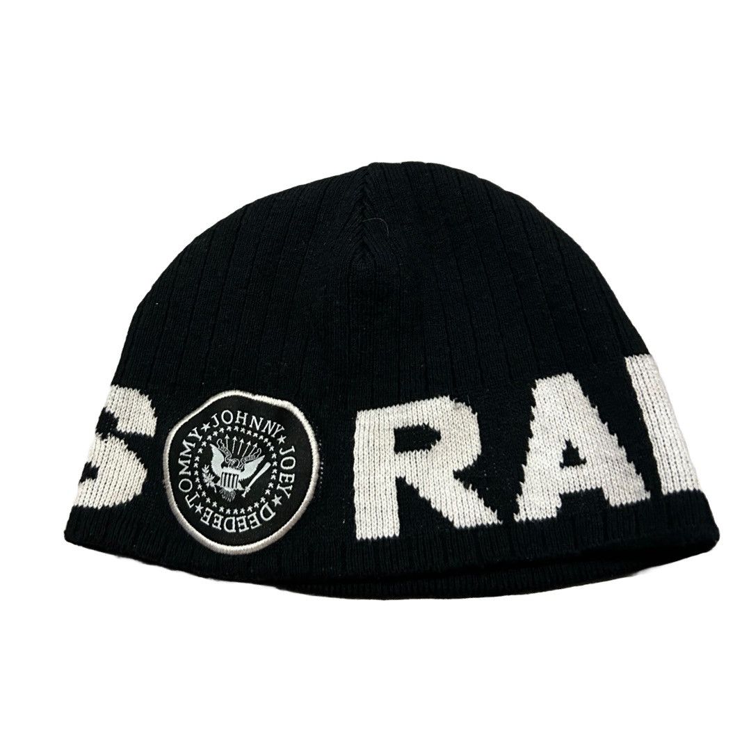 Band Tees × Vintage Vintage 2004 Ramones Beanie Toque Winter Hat Size ONE SIZE - 1 Thumbnail