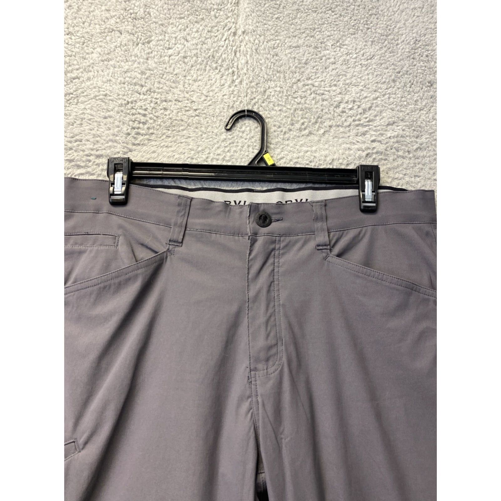 Orvis Orvis Men's Stretch Pants, Performance Nylon, Size 36x29, Gray, Casual, Regular Fit Size US 36 / EU 52 - 2 Thumbnail