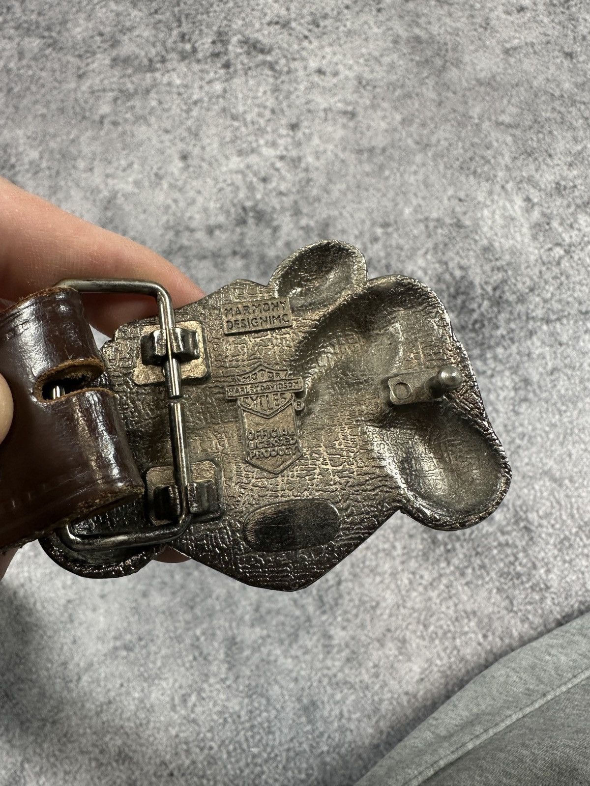 Harley Davidson Vintage Harley Davidson Logo Belts leather Streetwear USA Size ONE SIZE - 3 Thumbnail