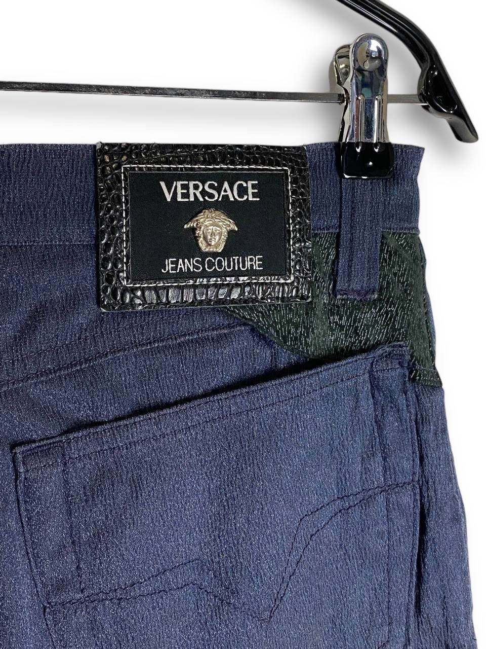 Versace Vintage VERSACE Navy Pants Y2k M518 Size 28" / US 6 / IT 42 - 10 Thumbnail