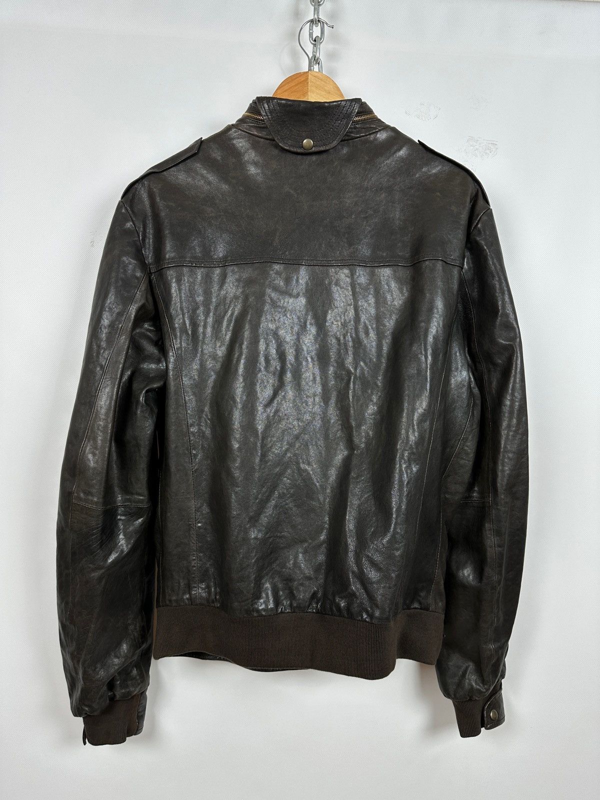 Golden Goose Golden Goose Brown Leather Jacket Size US L / EU 52-54 / 3 - 7 Thumbnail