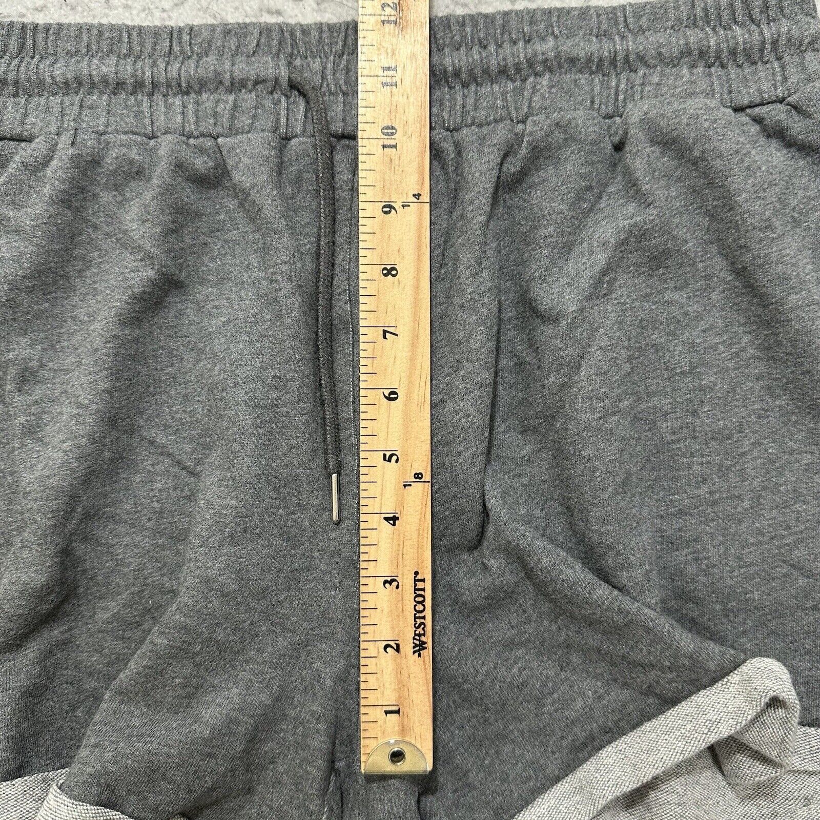 Shein Shein XXL Gray Sweat Shorts 4" Inseam High Waist Cotton Size 42" / US 20 - 9 Thumbnail