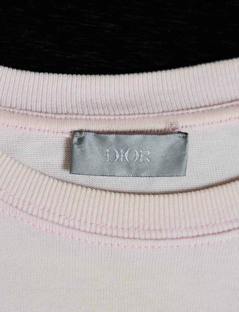 Dior Dior Pink cursive embroidery logo short sleeves Size XS / US 0-2 / IT 36-38 - 2 Thumbnail