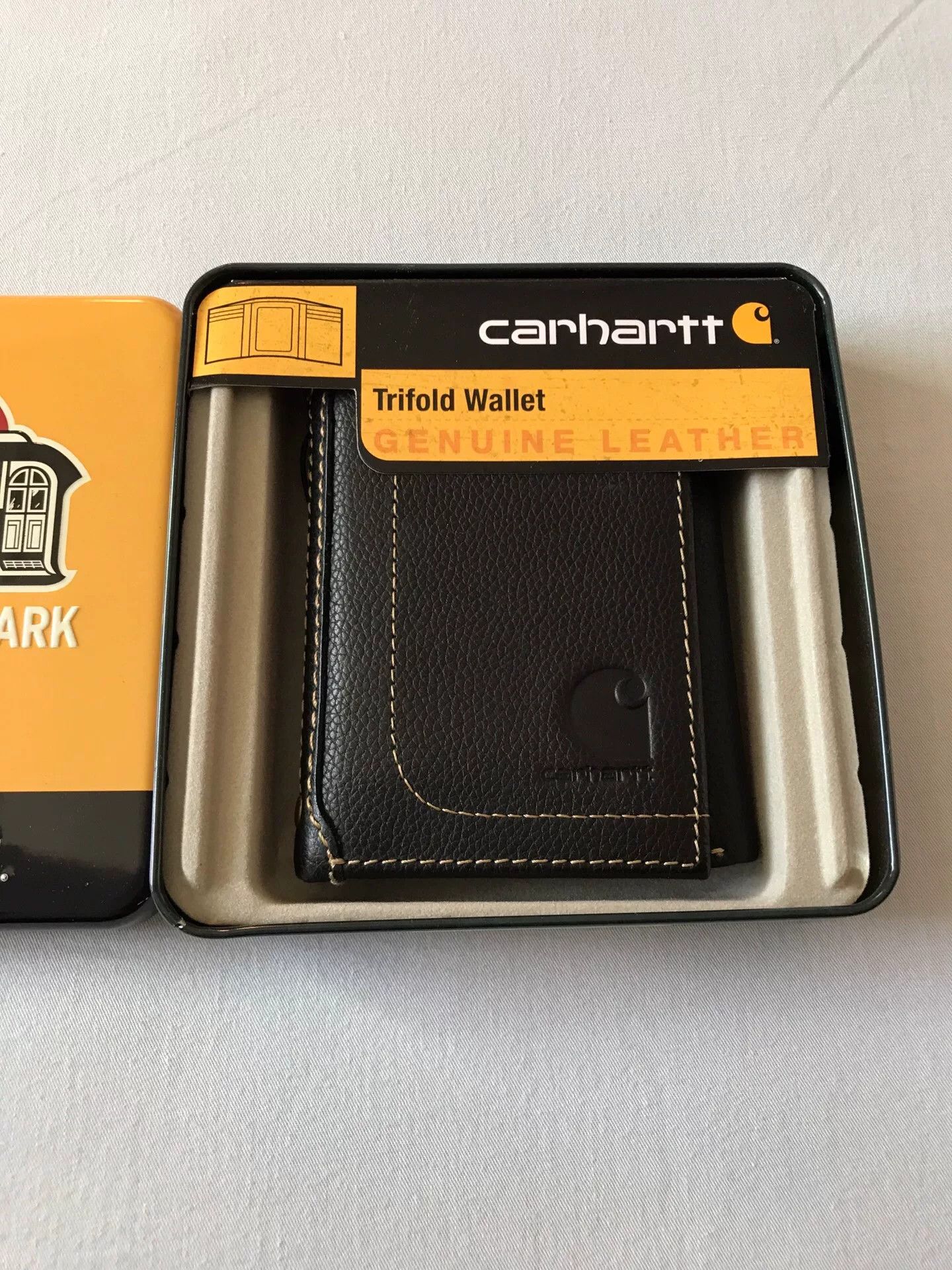 Carhartt Carhartt Main Line Black Lychee Leather Wallet Size ONE SIZE - 1 Thumbnail