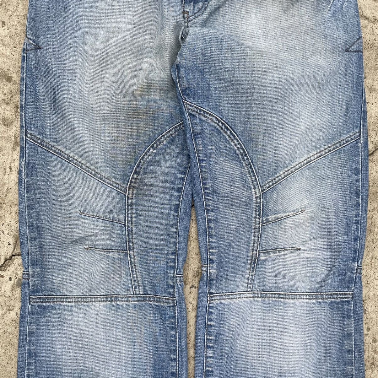 Le Grande Bleu (L.G.B.) VTG Man’s Fitted Crazy Henley’s Denim 32 Jeans Double Knee Size US 32 / EU 48 - 6 Thumbnail