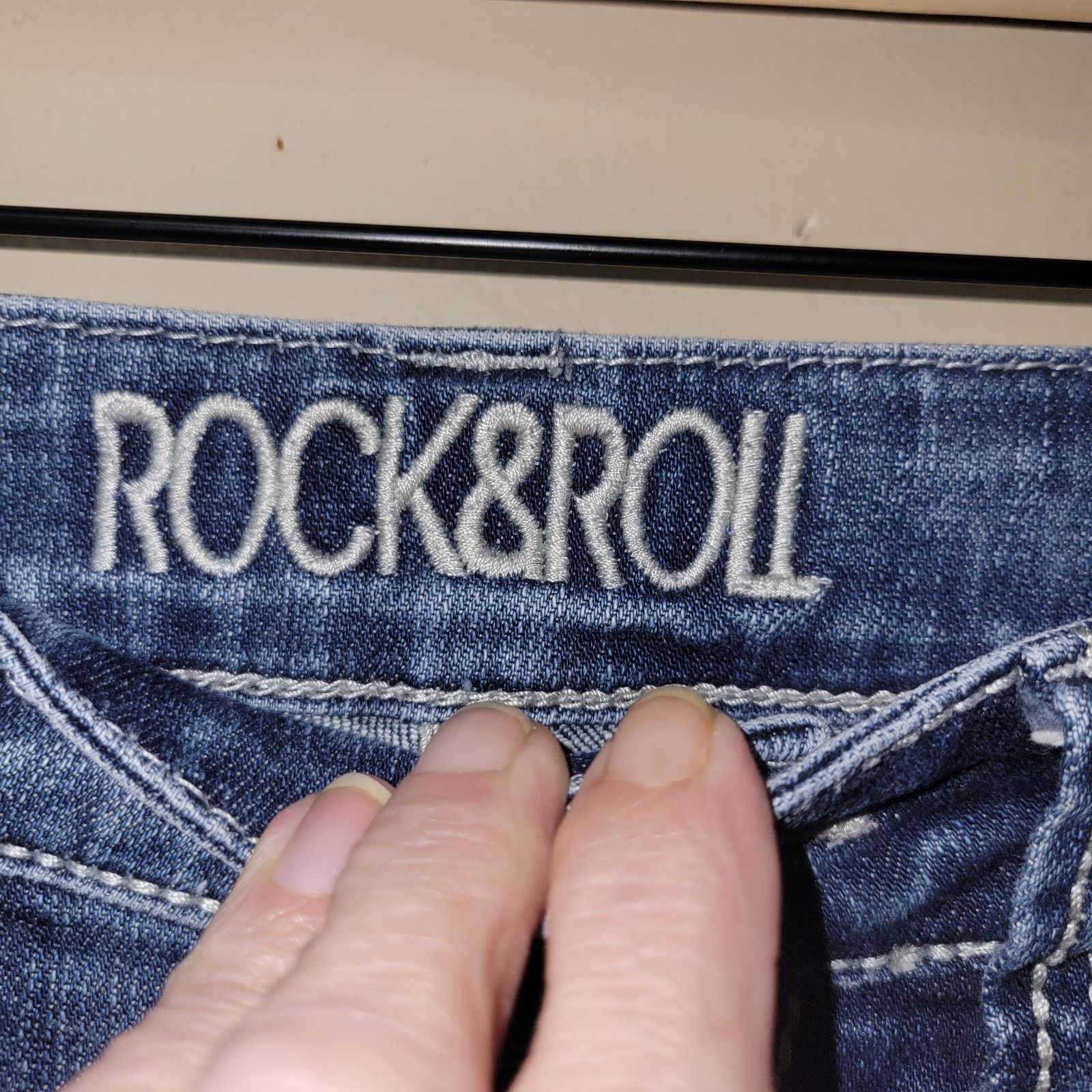 & Other Stories Rock N Roll Cowgirl Original Low Rise Jeans Size 28 x 30 Size 28" / US 6 / IT 42 - 2 Thumbnail