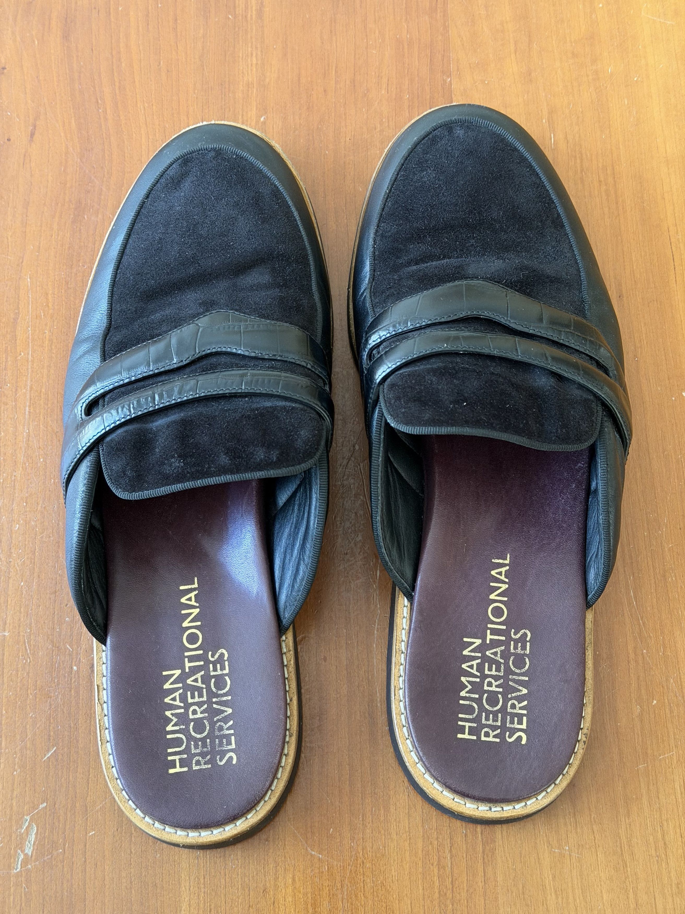 Other Human Recreational Services - Palazzo Black Mules - Size 42 Size US 9.5 / EU 42-43 - 5 Thumbnail