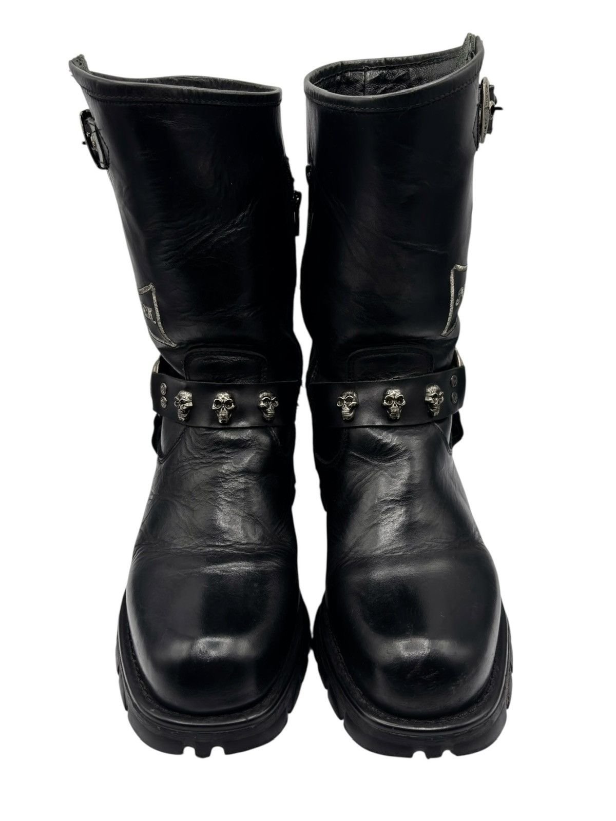 New Rock Vintage New Rock mid-calf biker boots Size 40 Size US 10 / IT 40 - 2 Thumbnail
