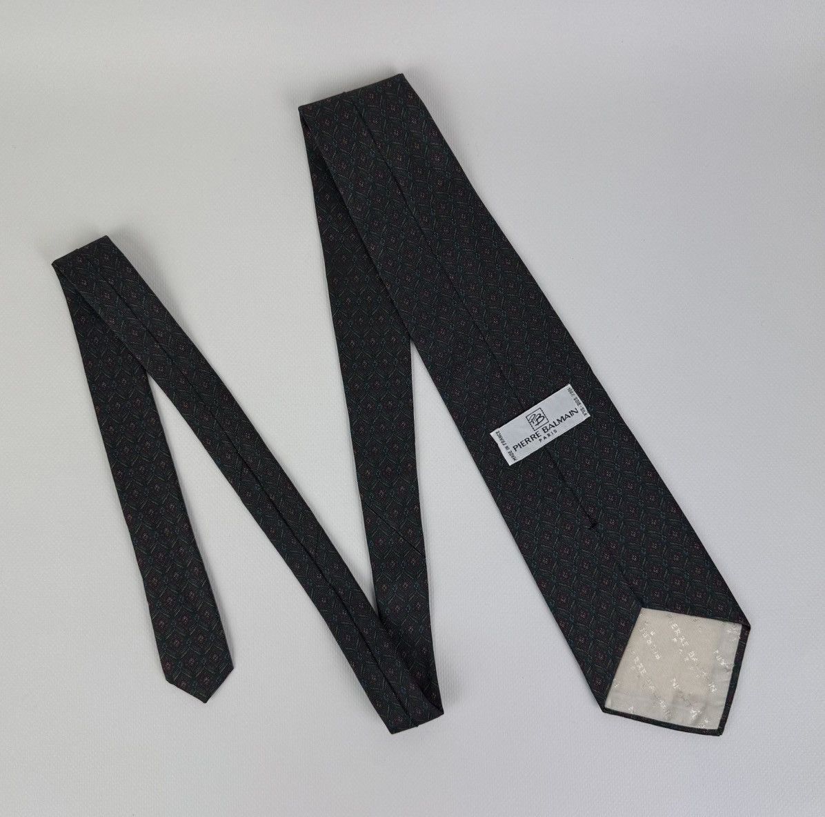 Pierre Balmain Pierre Balmain Paris 100% silk Tie Necktie Men Top Luxury Size ONE SIZE - 4 Thumbnail