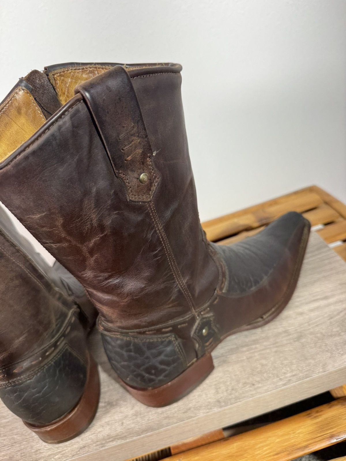Other Rudel Cowboy Boots Handcrafted Exotic Western Boots 8.5 EE Size US 8.5 / EU 41-42 - 8 Thumbnail