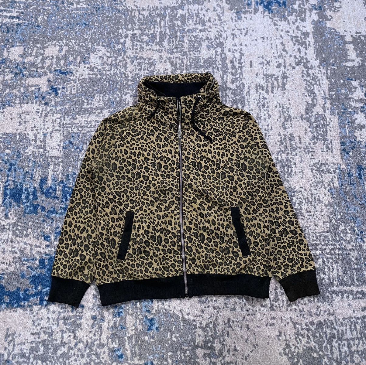 Japanes Double Focus Leopard Bono Hoodie