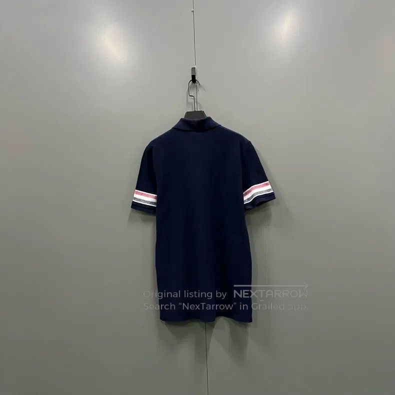 Thom Browne Thom Browne Polo shirt with striped label Size US XL / EU 56 / 4 - 3 Thumbnail