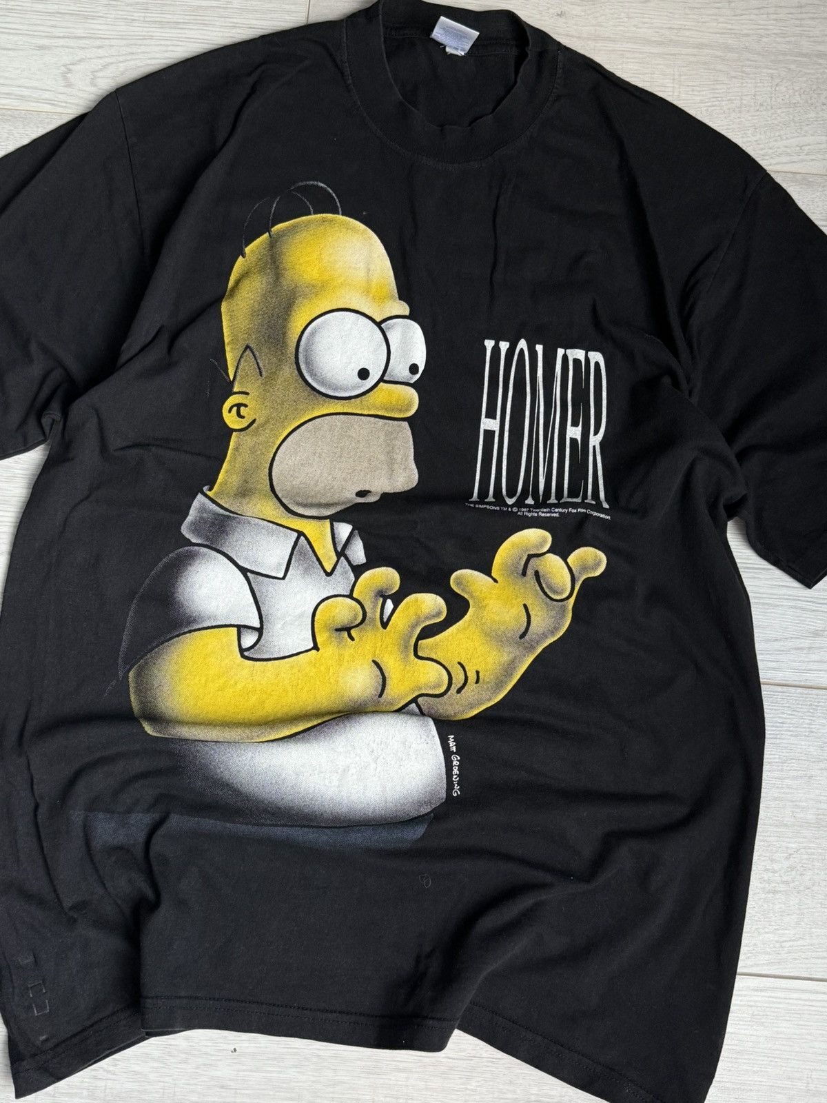 The Simpsons × Vintage Vintage The Simpson Homer 1997 T-shirt Size US XL / EU 56 / 4 - 1 Thumbnail