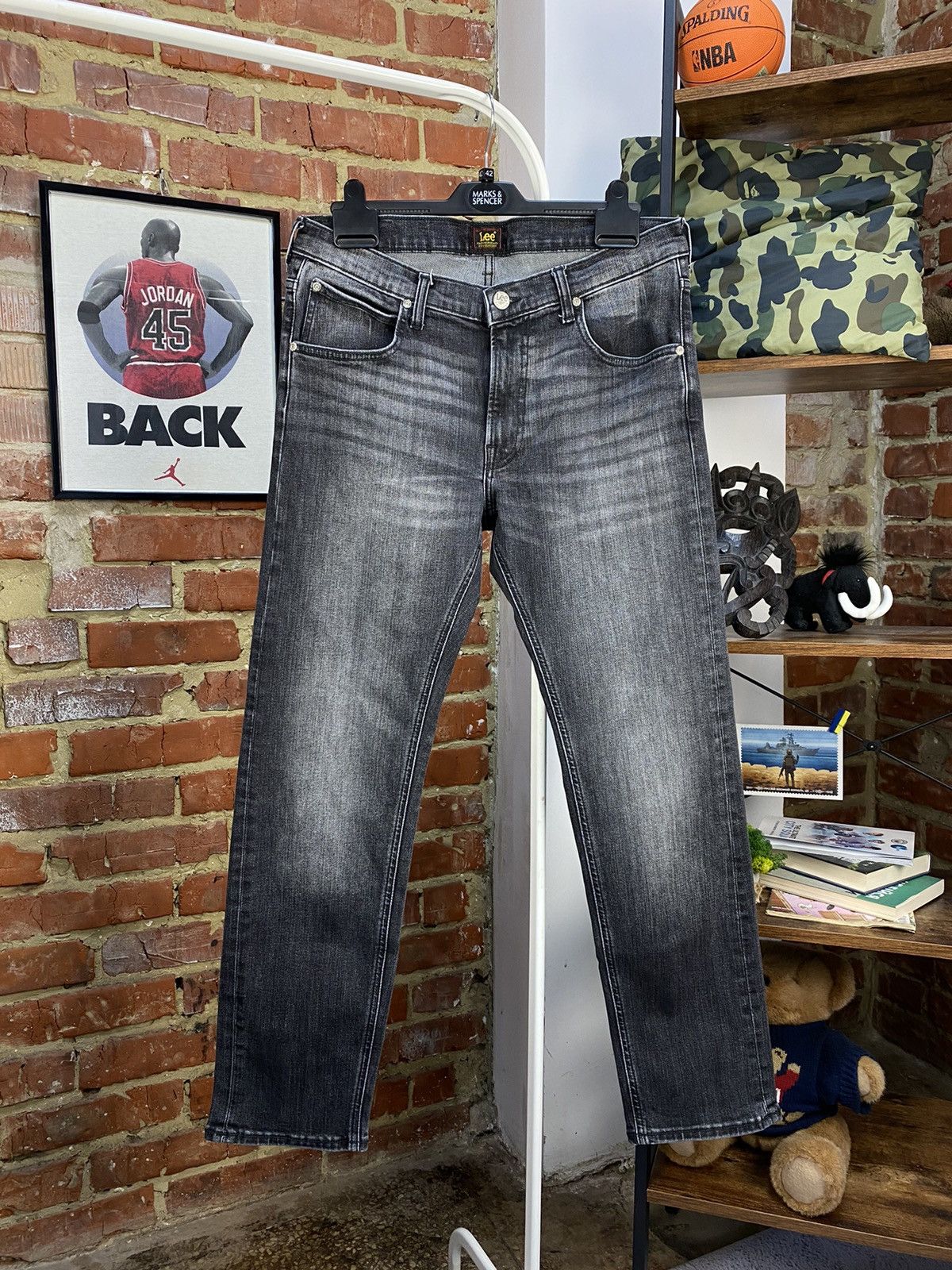 Lee × Vintage Lee Daren Zip Fly Gray Denim Jeans Size US 32 / EU 48 - 1 Thumbnail