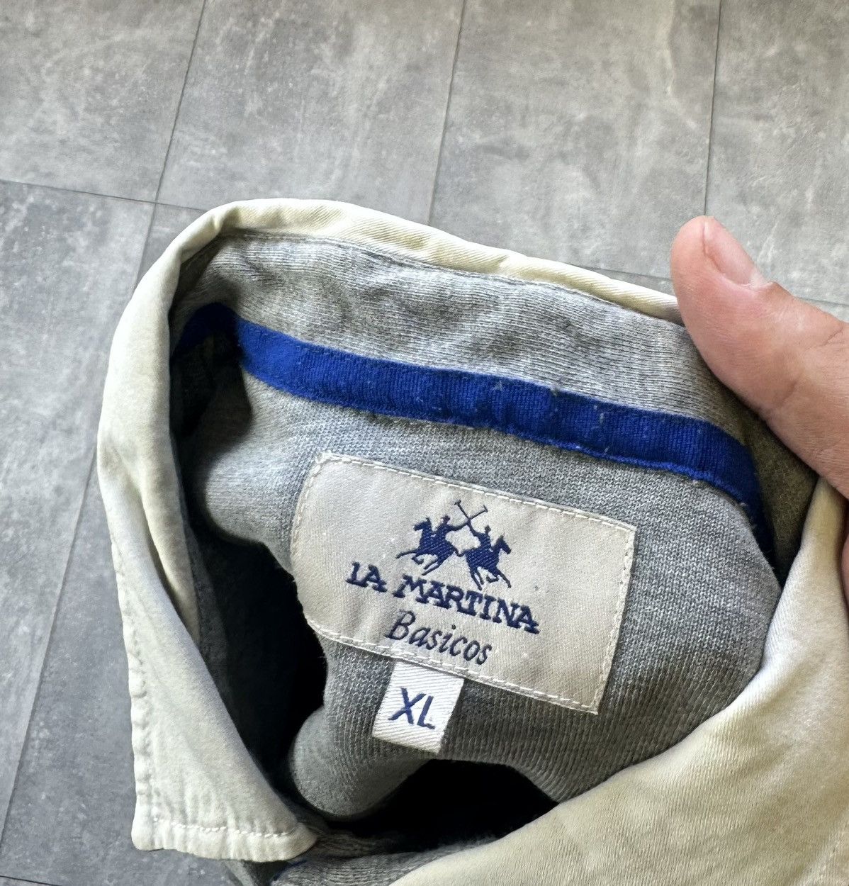 Vintage La Martina Luxury Rugby Long Sleeve Size US XL / EU 56 / 4 - 7 Thumbnail