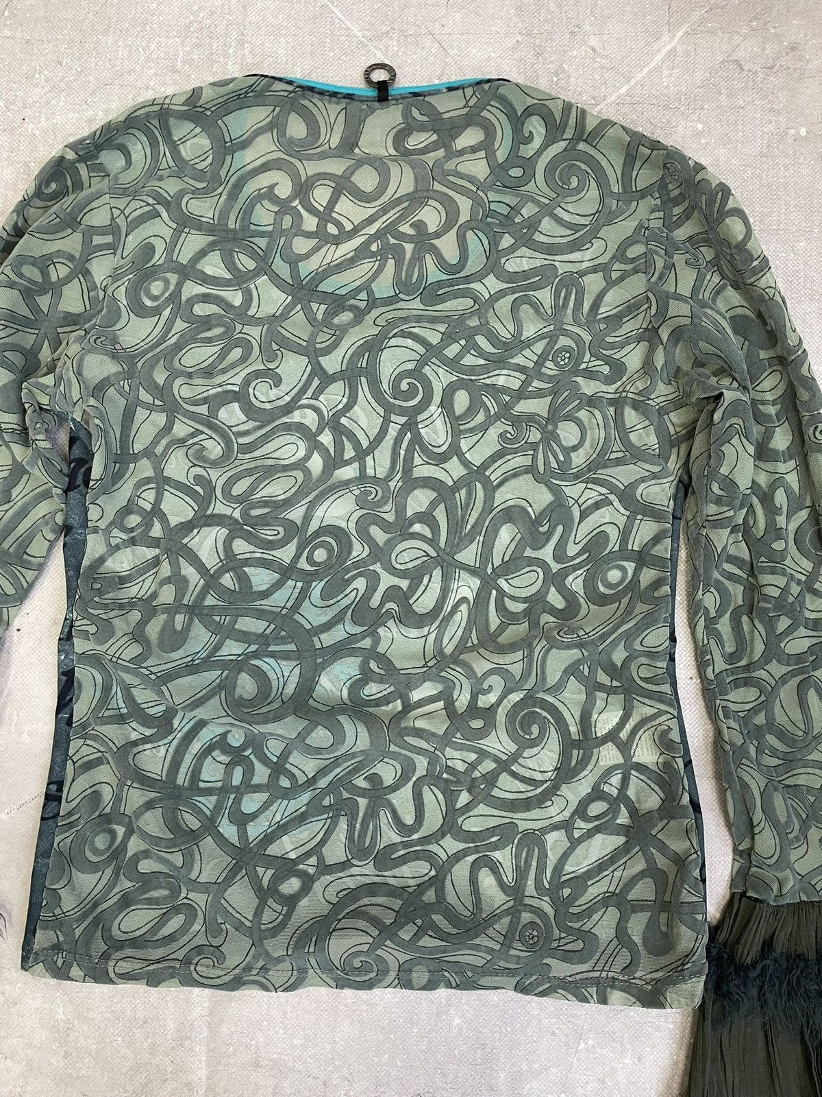 Japanese Brand Velvet longsleeve mesh y2k Save The Queen Vivienne Westwood Size M / US 6-8 / IT 42-44 - 9 Thumbnail