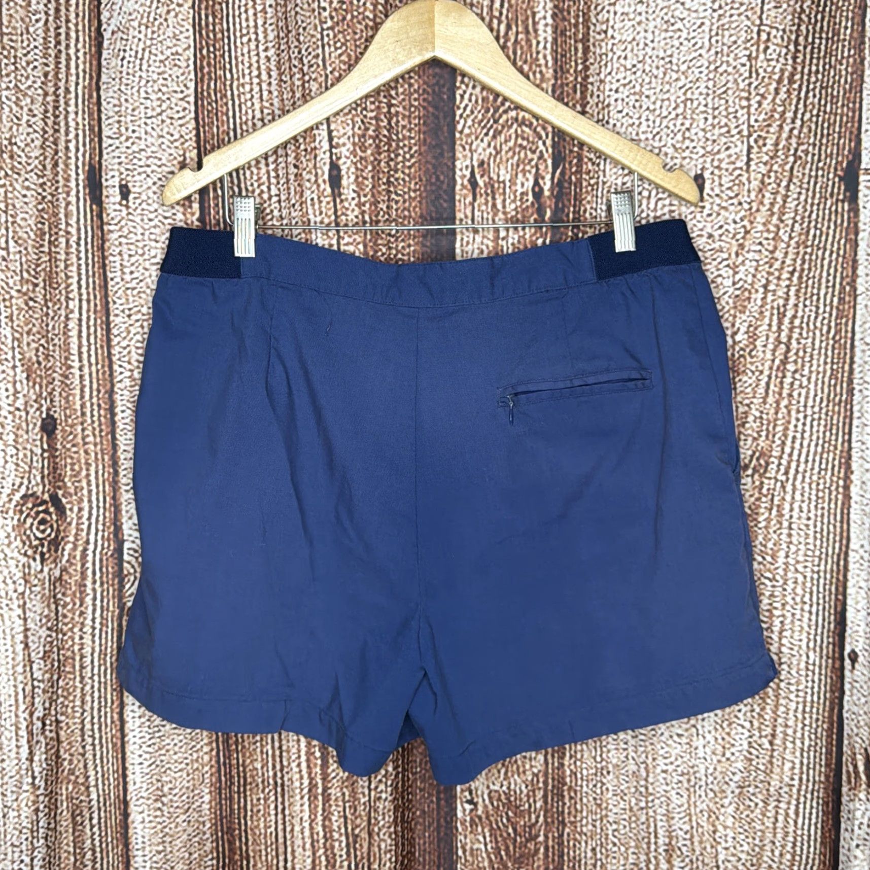 Nike VINTAGE Nike Shorts Cotton Navy Blue 36 L 100% Cotton Relaxed 90s Outdoor Mens Size US 33 - 4 Thumbnail