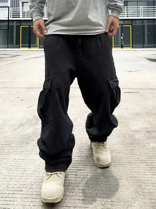 Japanese Brand Cargo Loose Fit Pants Gorpcore Size US 32 / EU 48 - 3 Thumbnail
