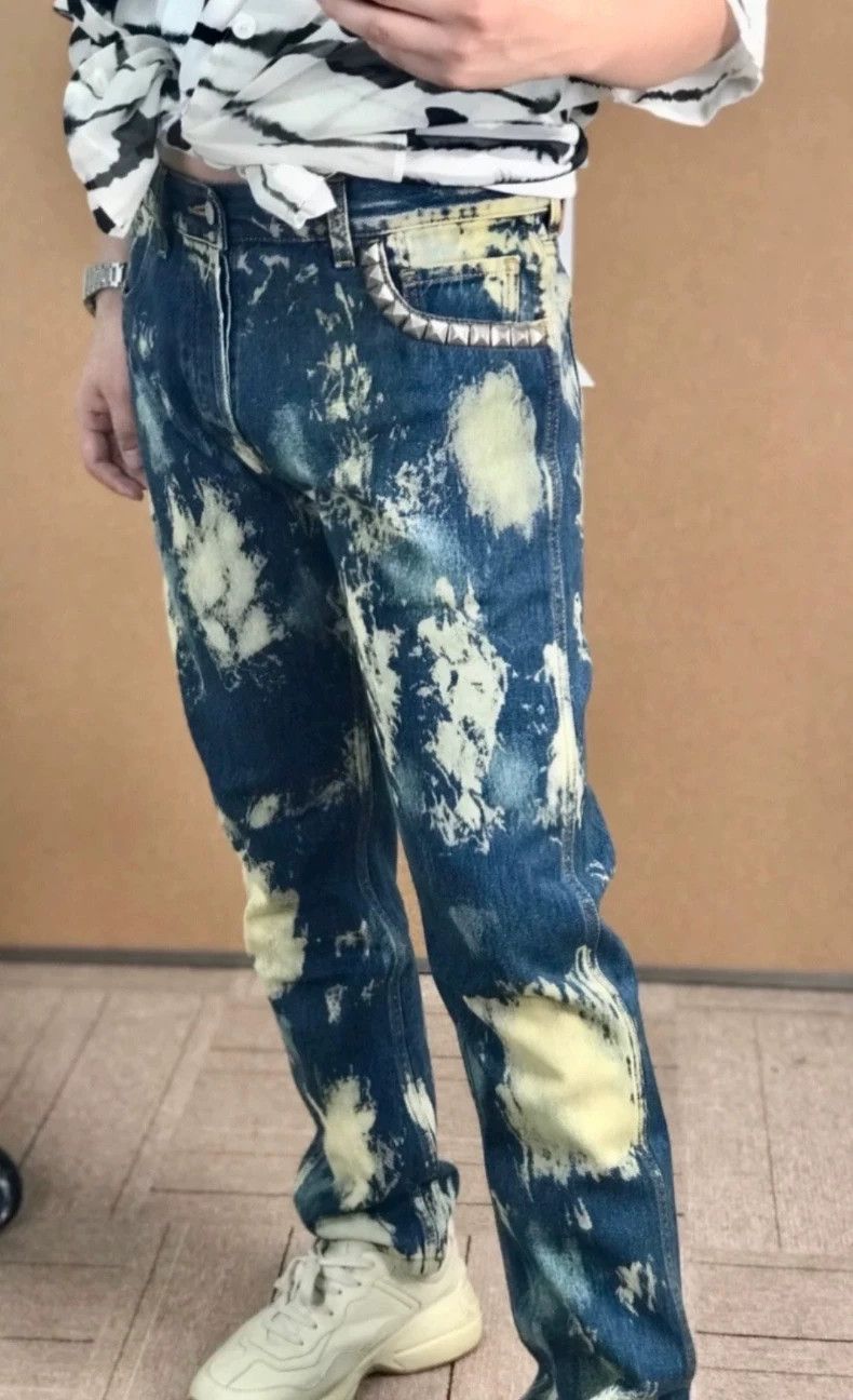 Gucci Gucci Tie-dyed printed riveted jeans 2502-Nextarrow Size US 34 / EU 50 - 9 Thumbnail