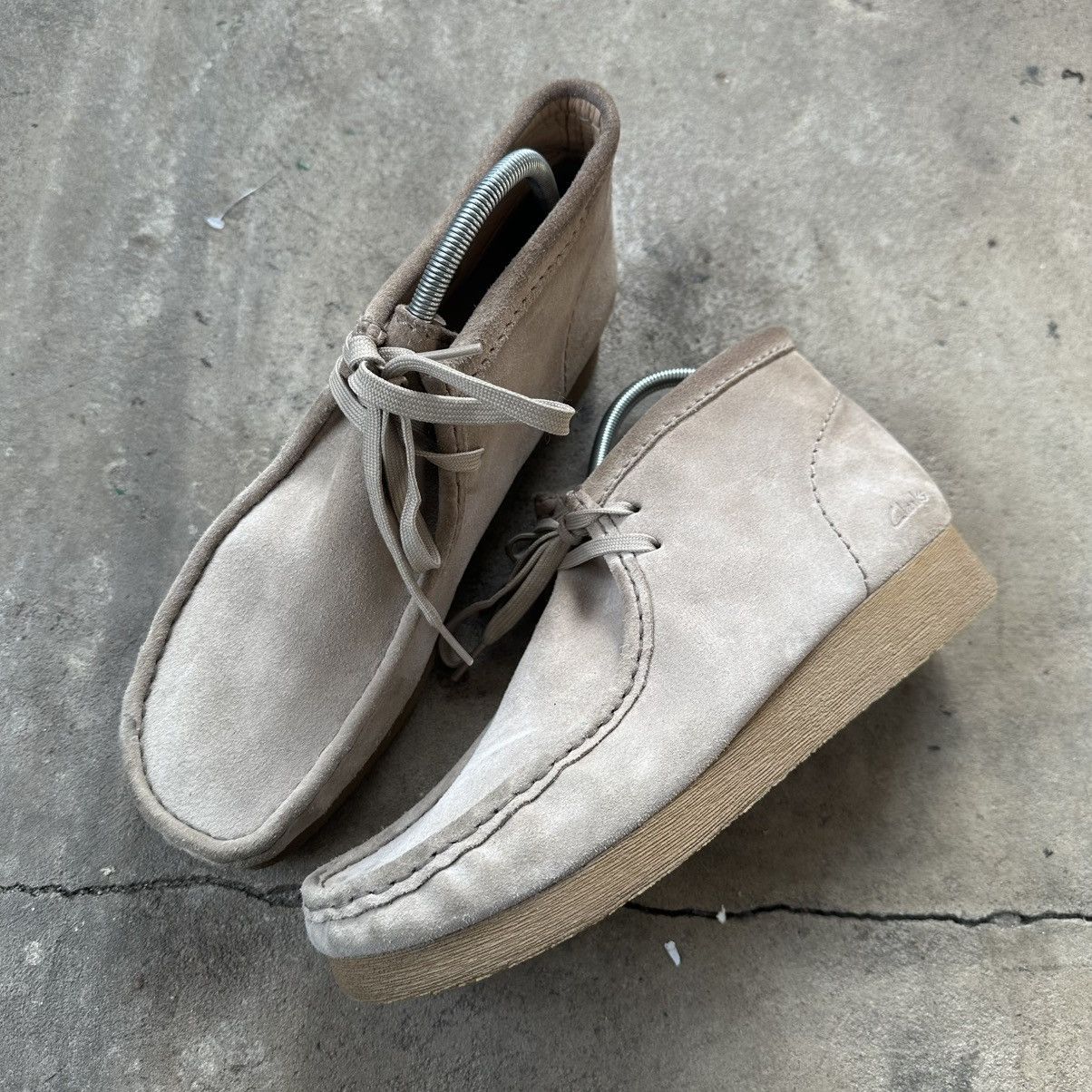 Clarks Clarks Wallabee Biege Suede Size US 7.5 / EU 40-41 - 11 Thumbnail