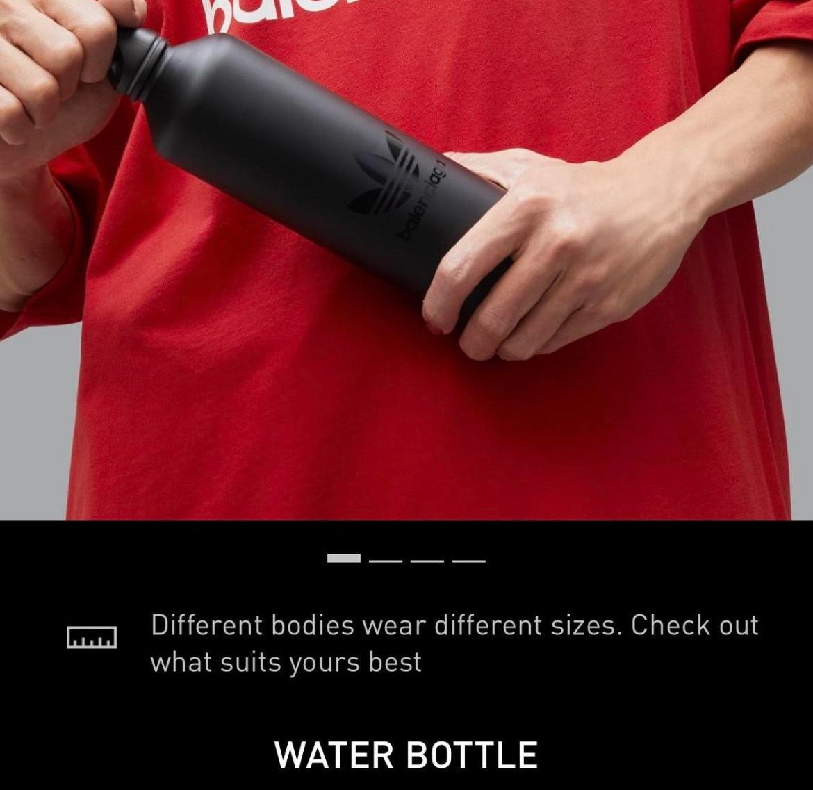 Adidas × Balenciaga Adidas Balenciaga Water bottle Size ONE SIZE - 2 Thumbnail