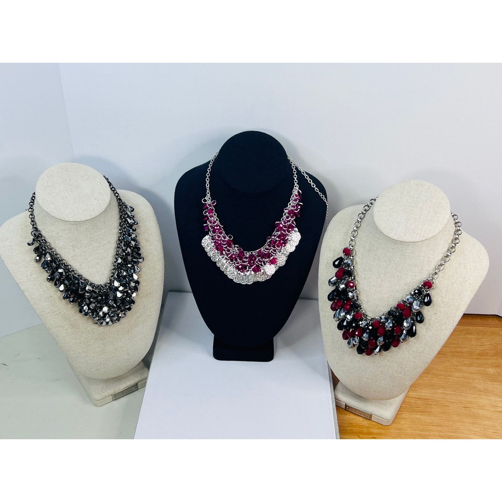 & Other Stories Set of Bib Crystal and Acrylic Bead Necklaces - 3 Size ONE SIZE - 2 Thumbnail