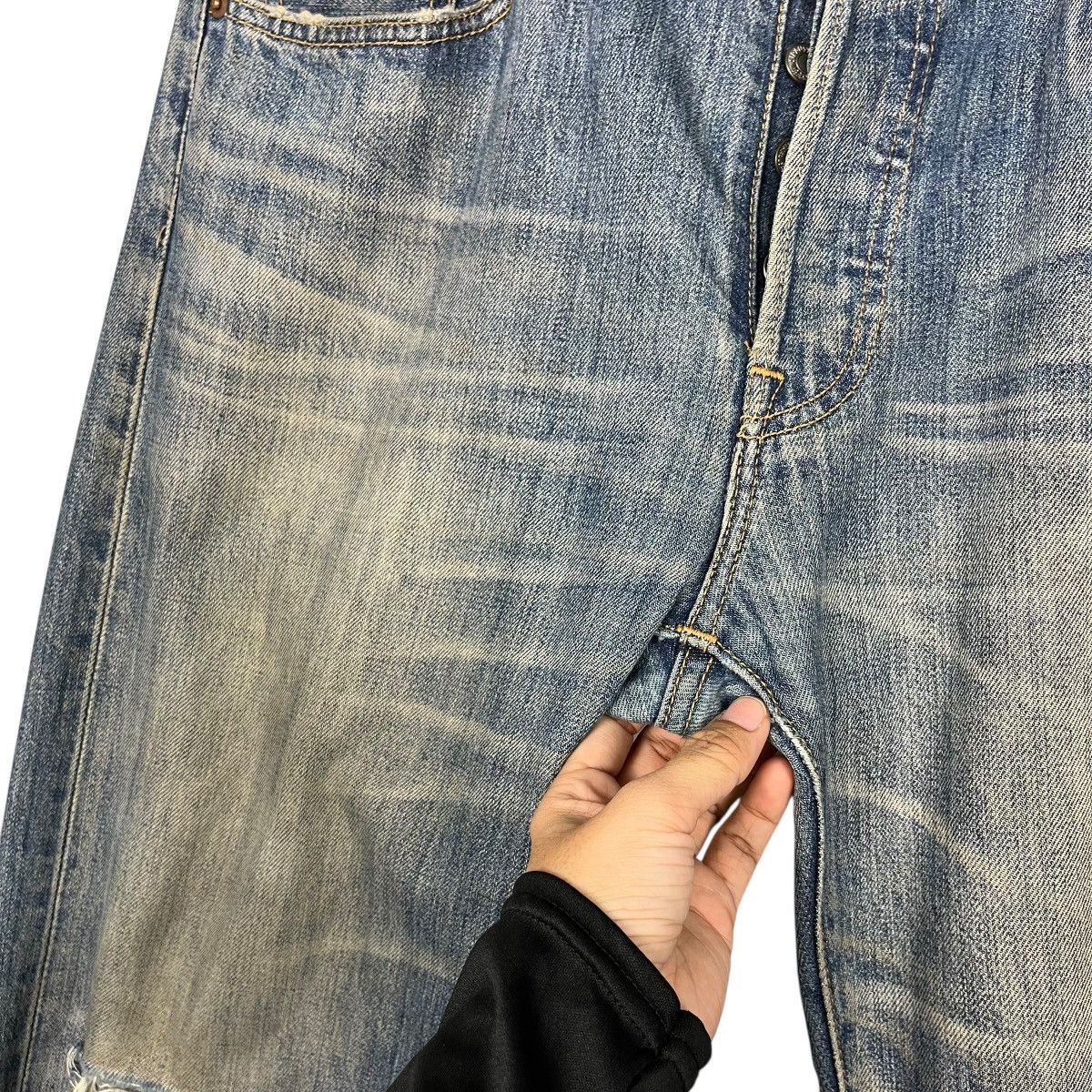 Levi's Vintage Y2k Levis Distressed Denim Size US 34 / EU 50 - 14 Thumbnail