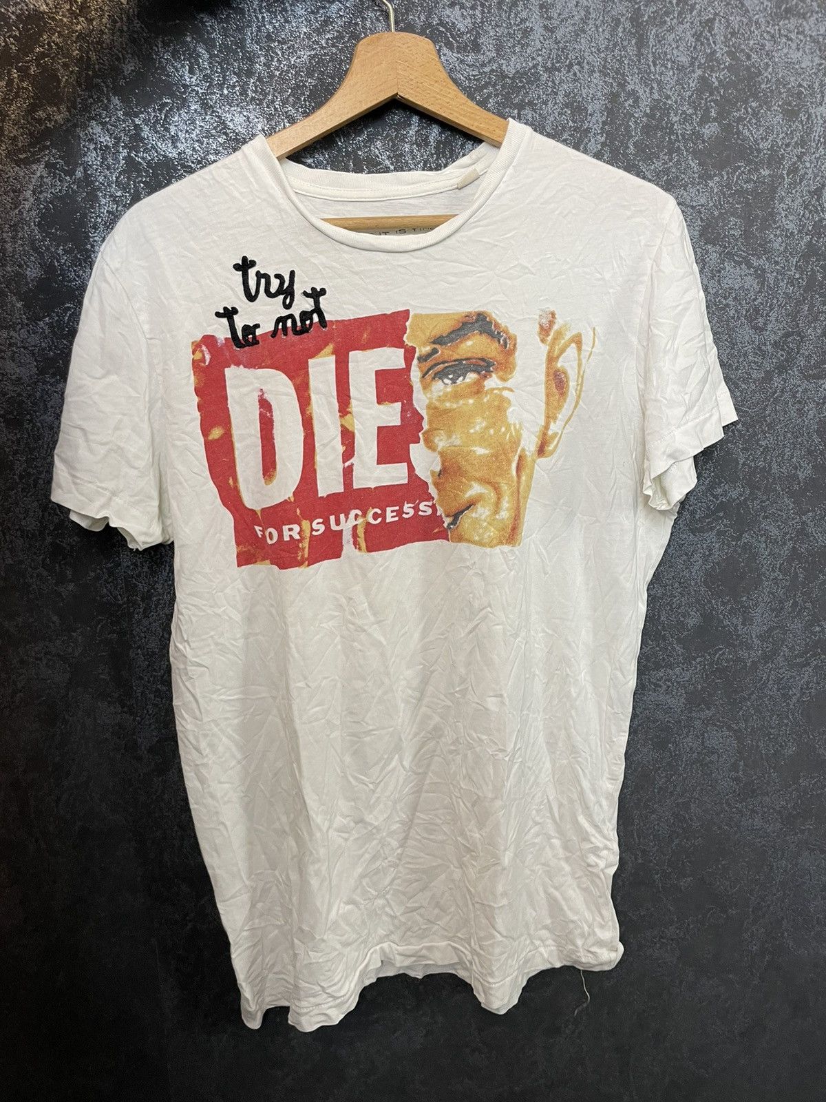 【DIESEL】T-rockst short-sleeved T-shirt/関税+全国送料込み SchaferandweinerShops KR - P1' T - T - shirt Diesel - JUST