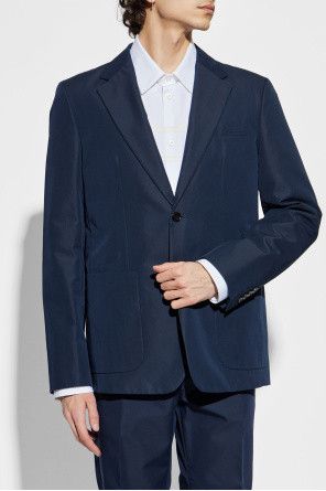 Gucci o1mt1gz0226 Embossed Cotton Twill Jacket in Navy Blue Size US S / EU 44-46 / 1 - 3 Thumbnail