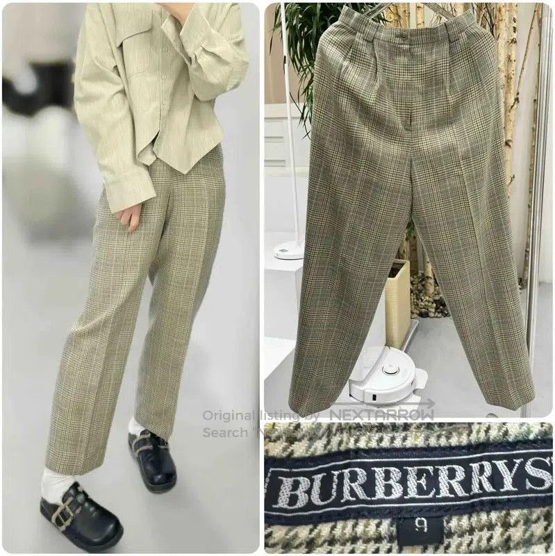 Other Burberry Color Block Wool Casual Pants. Size 23" - 1 Thumbnail