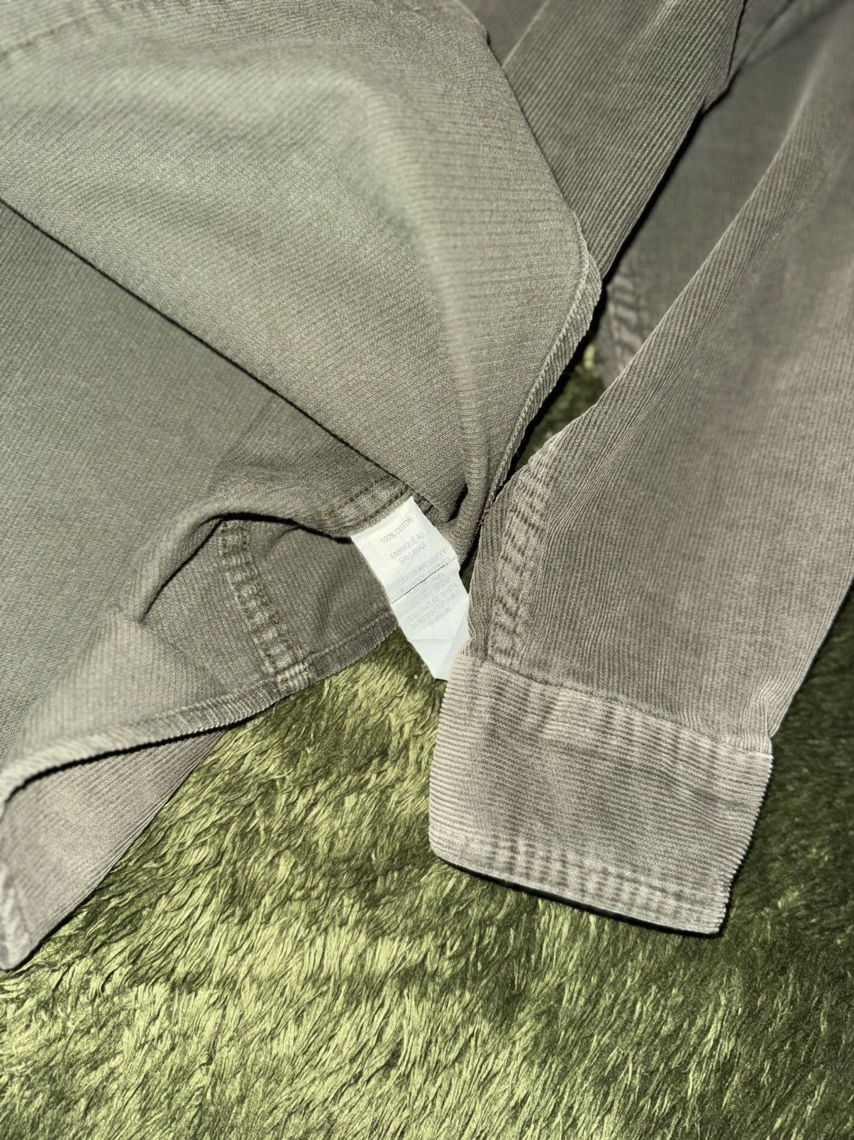 L.L. Bean [S] VTG L.L.Bean Pocket Detail Corduroy Shirt Olive Size US S / EU 44-46 / 1 - 7 Thumbnail