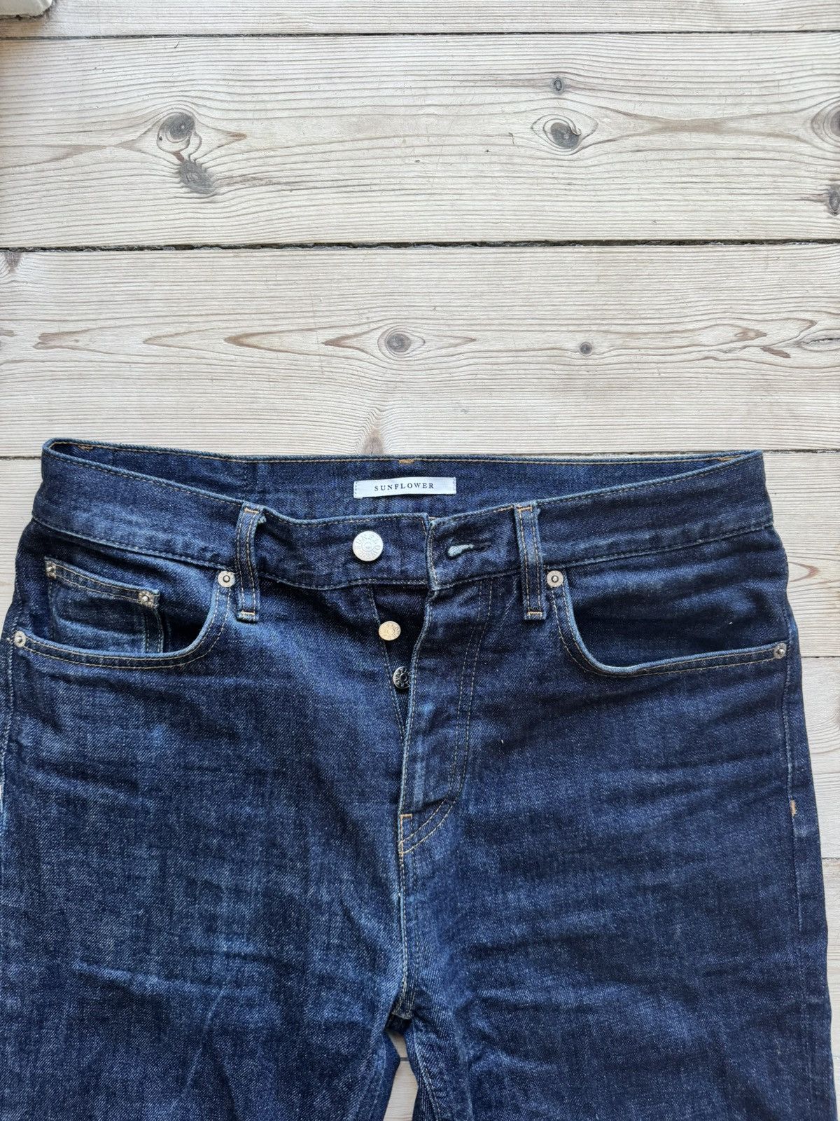 Sunflower Sunflower Classic Flare Indigo Jeans 31-32 Size US 31 - 4 Thumbnail