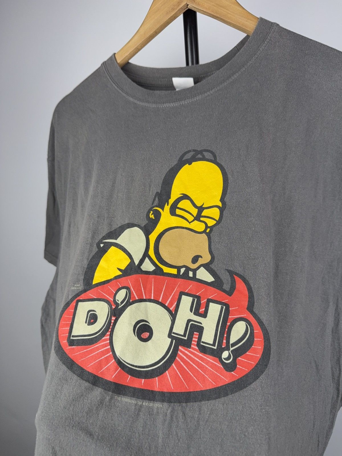 The Simpsons Vintage Funny 2011 The Simpsons Homer D’OH! Graphic Tee XL Size US XL / EU 56 / 4 - 4 Thumbnail