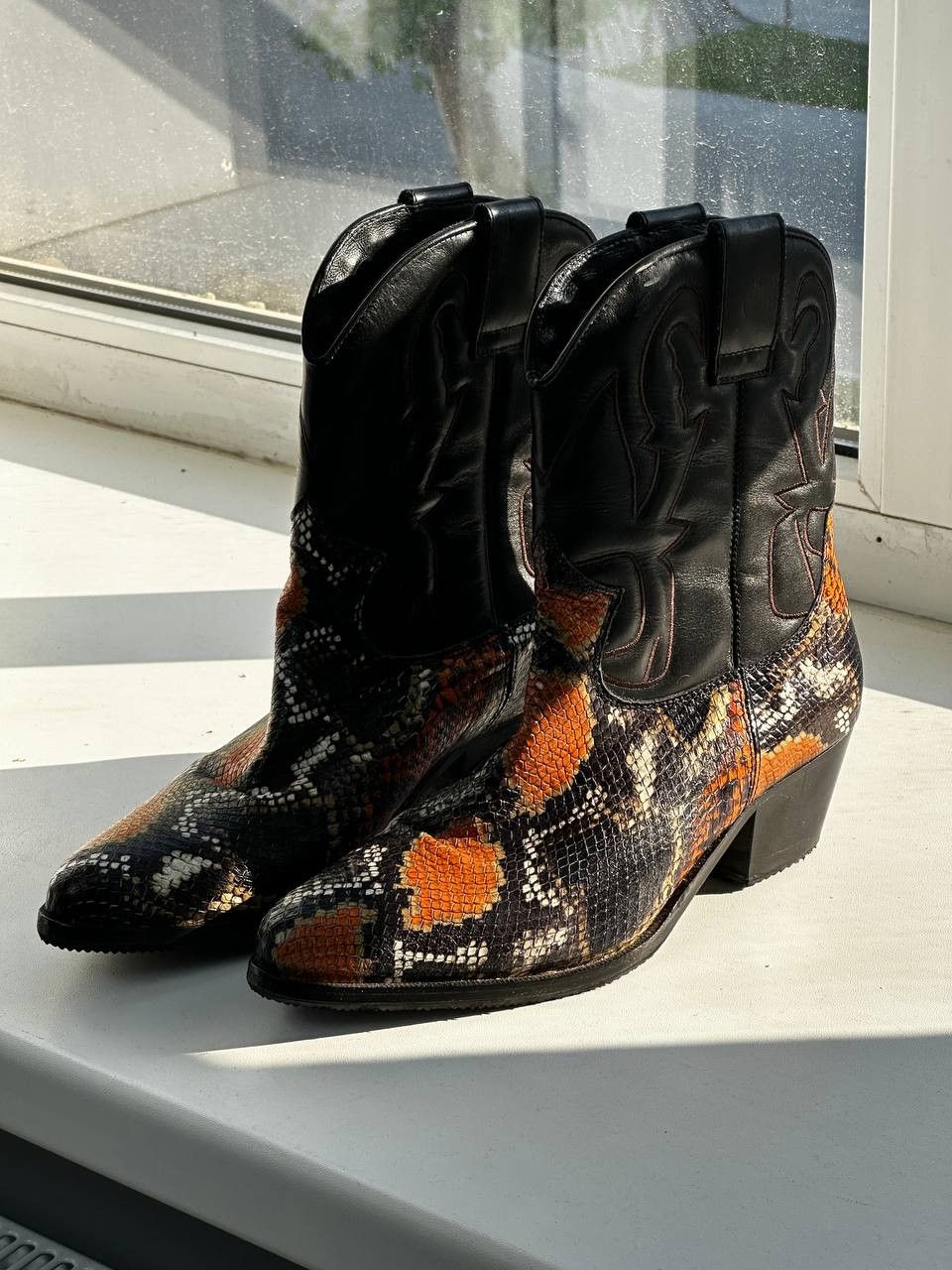 Custommade Custommade Cowboy Boots Rodeo Hype Snake Skin Pattern Size US 8 / IT 38 - 1 Thumbnail