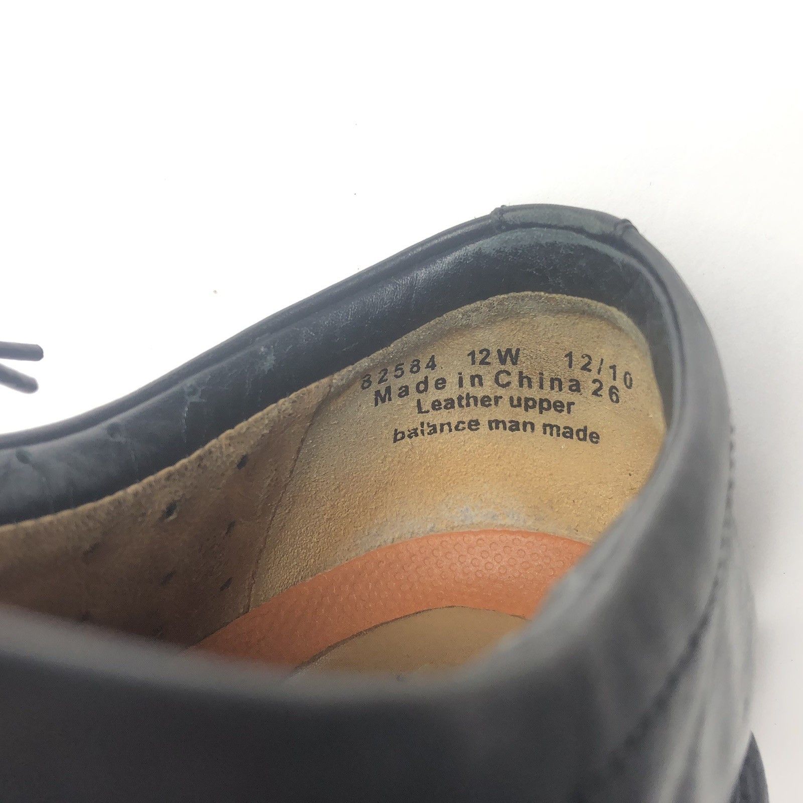 Clarks Clark Unstructured Black Leather Mens Shoes 12W career Size US 12 / EU 45 - 10 Thumbnail