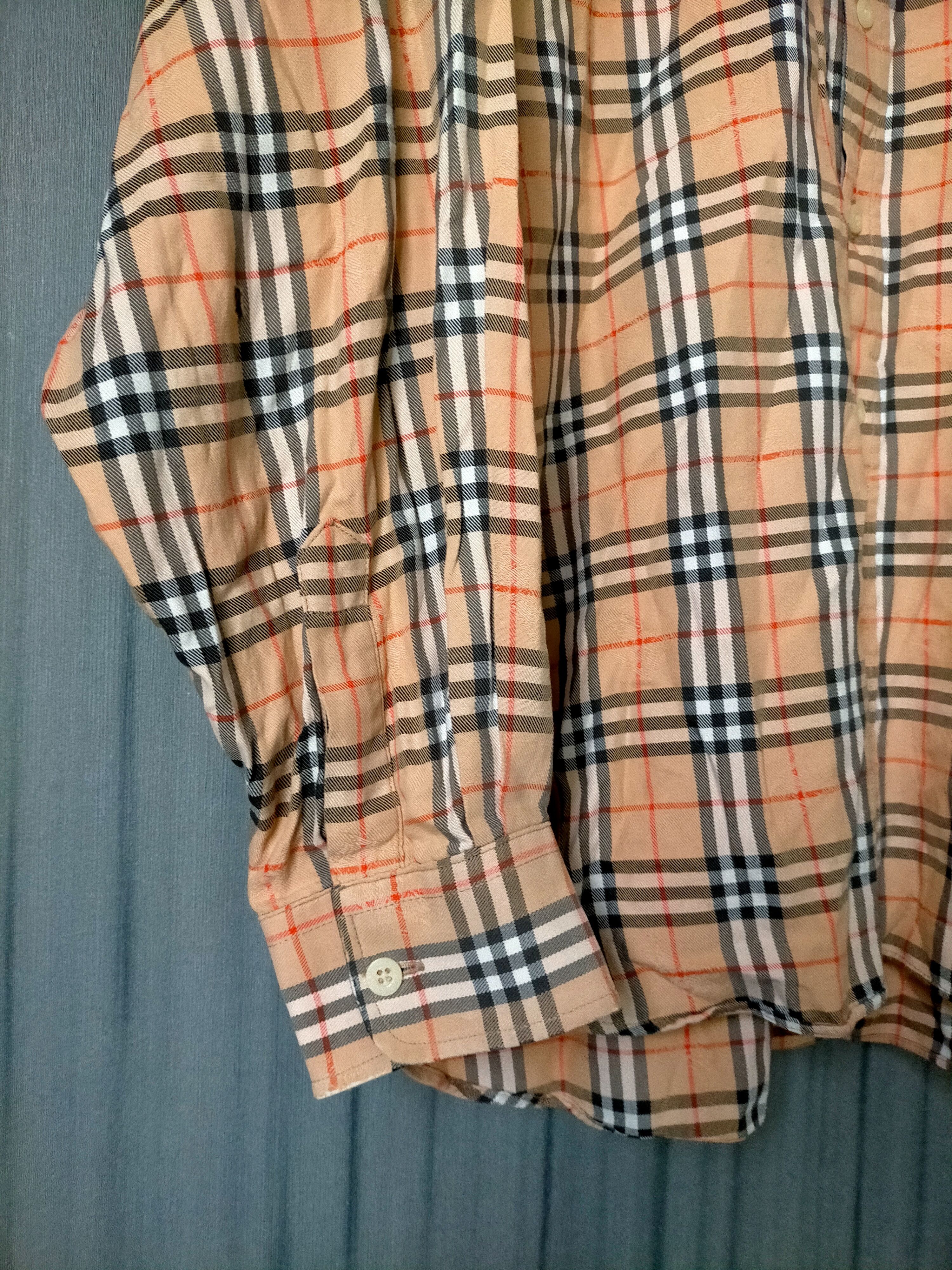 Burberry Vintage Burberry Nova Check England Button ups shirts Size US XL / EU 56 / 4 - 8 Thumbnail